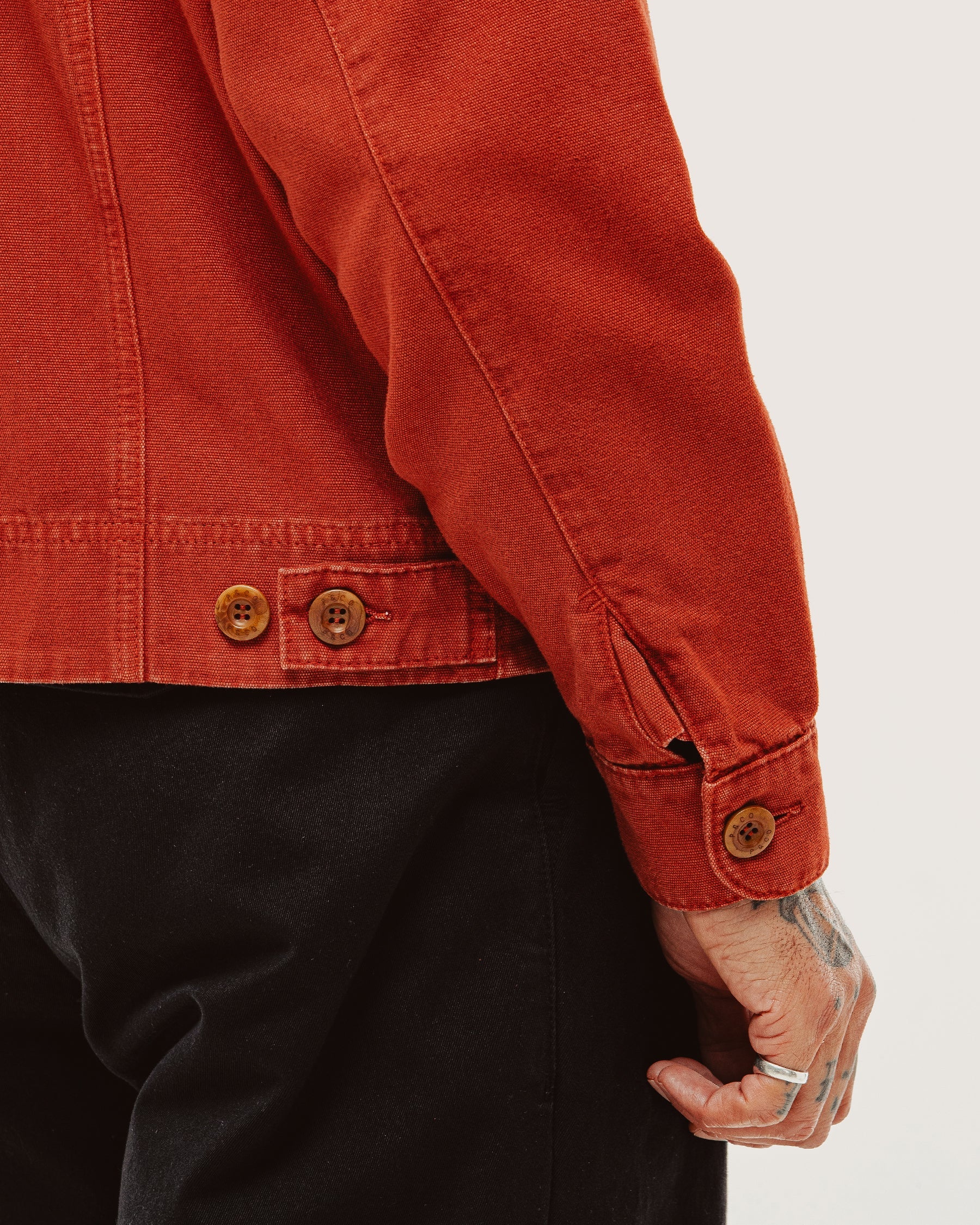 Garage Canvas Jacket - Vintage Red - Image 11