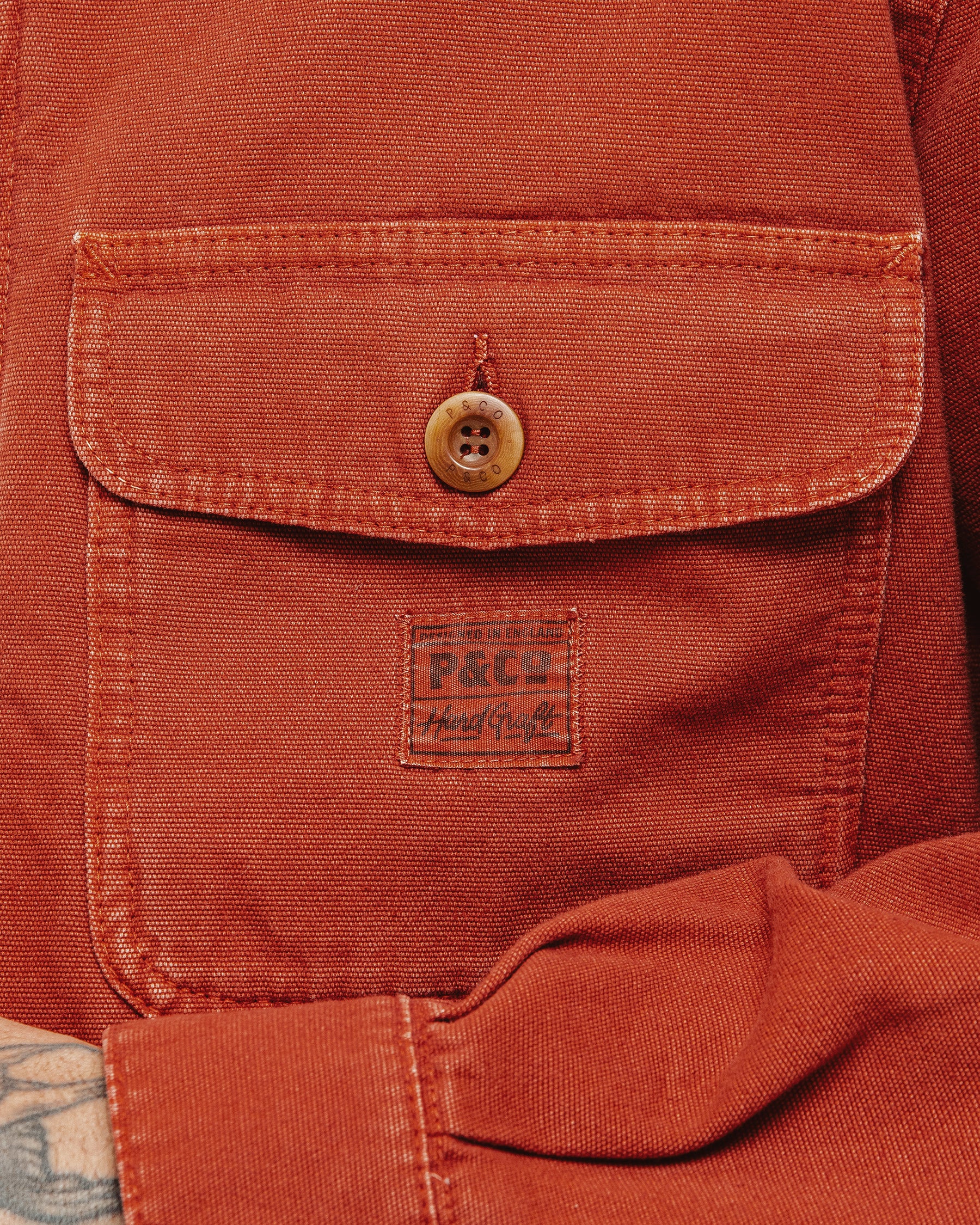 Garage Canvas Jacket - Vintage Red - Image 3