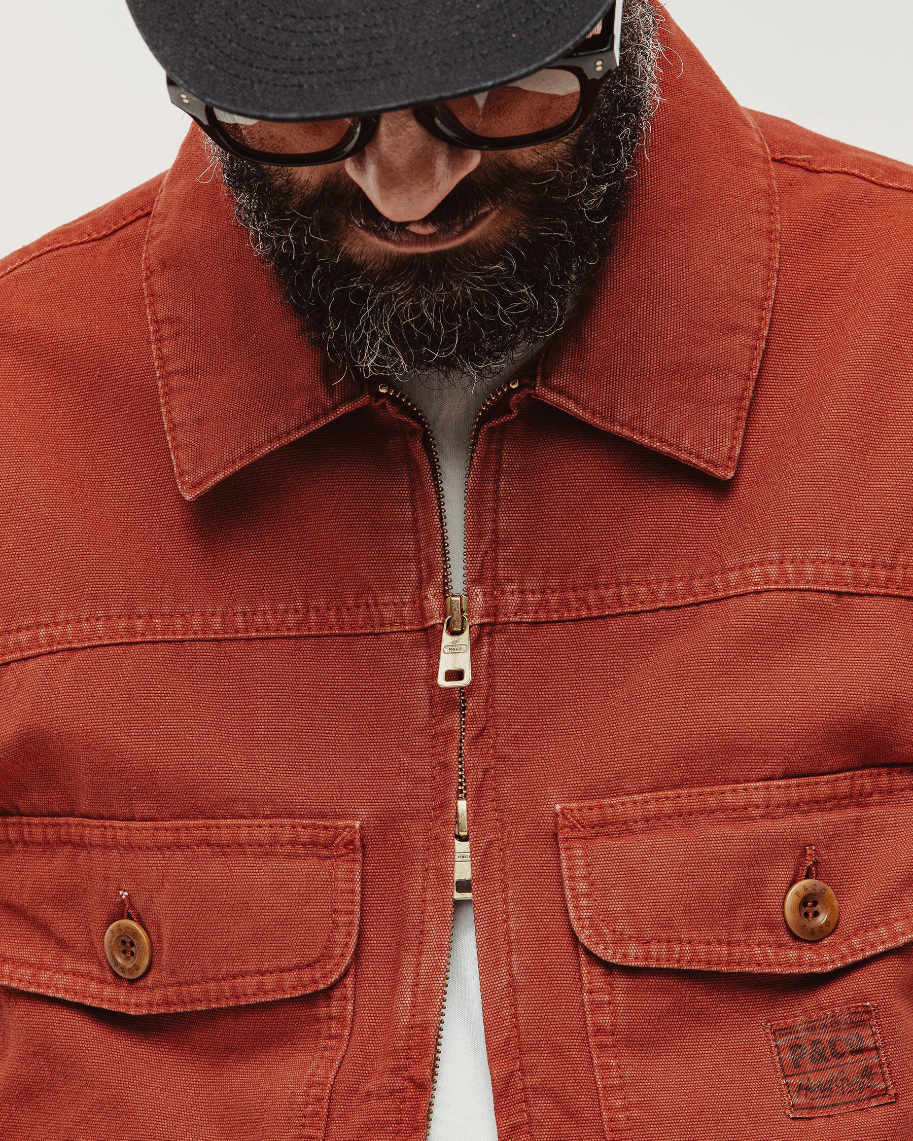 Garage Canvas Jacket - Vintage Red - Image 4