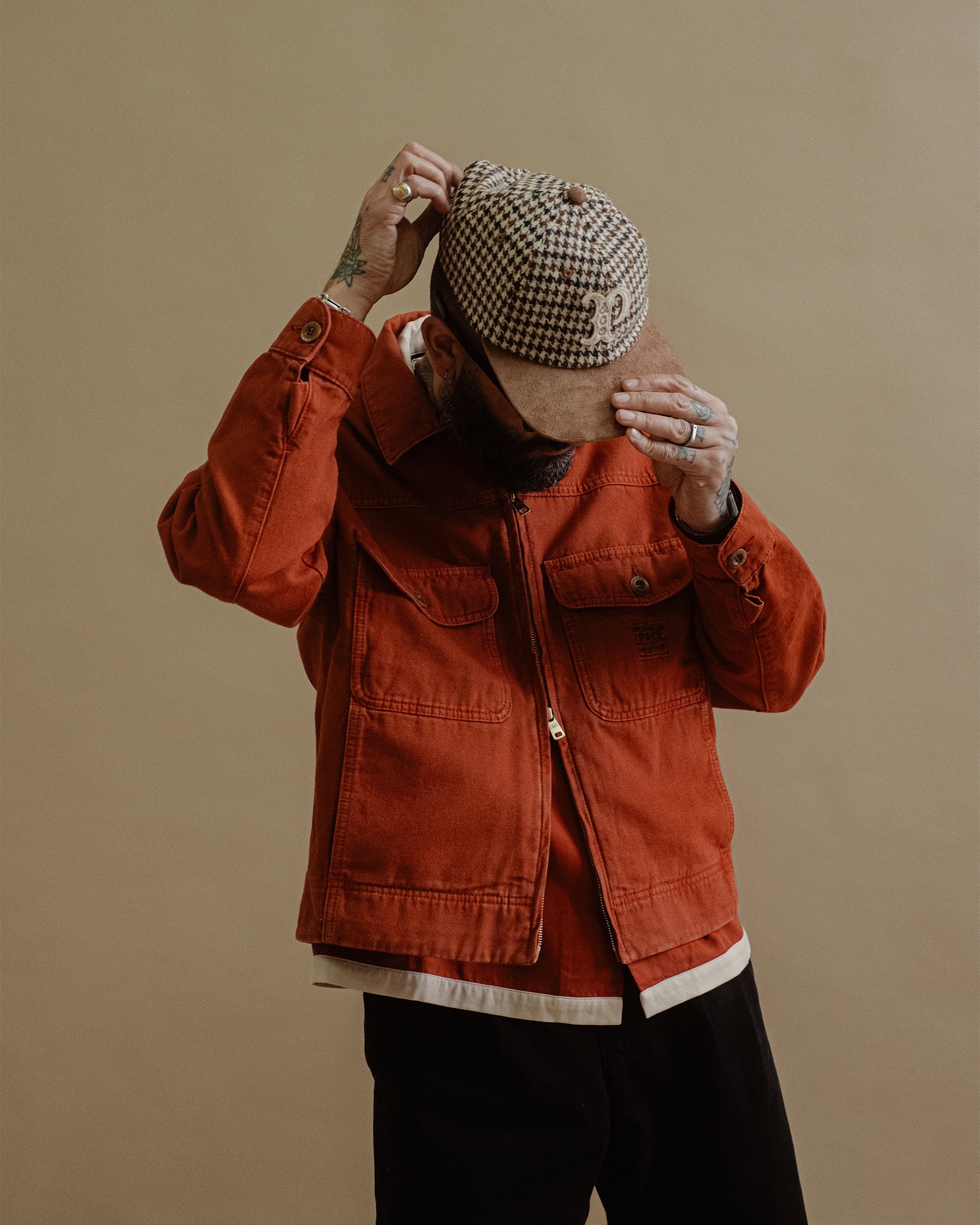 Garage Canvas Jacket - Vintage Red - Image 5