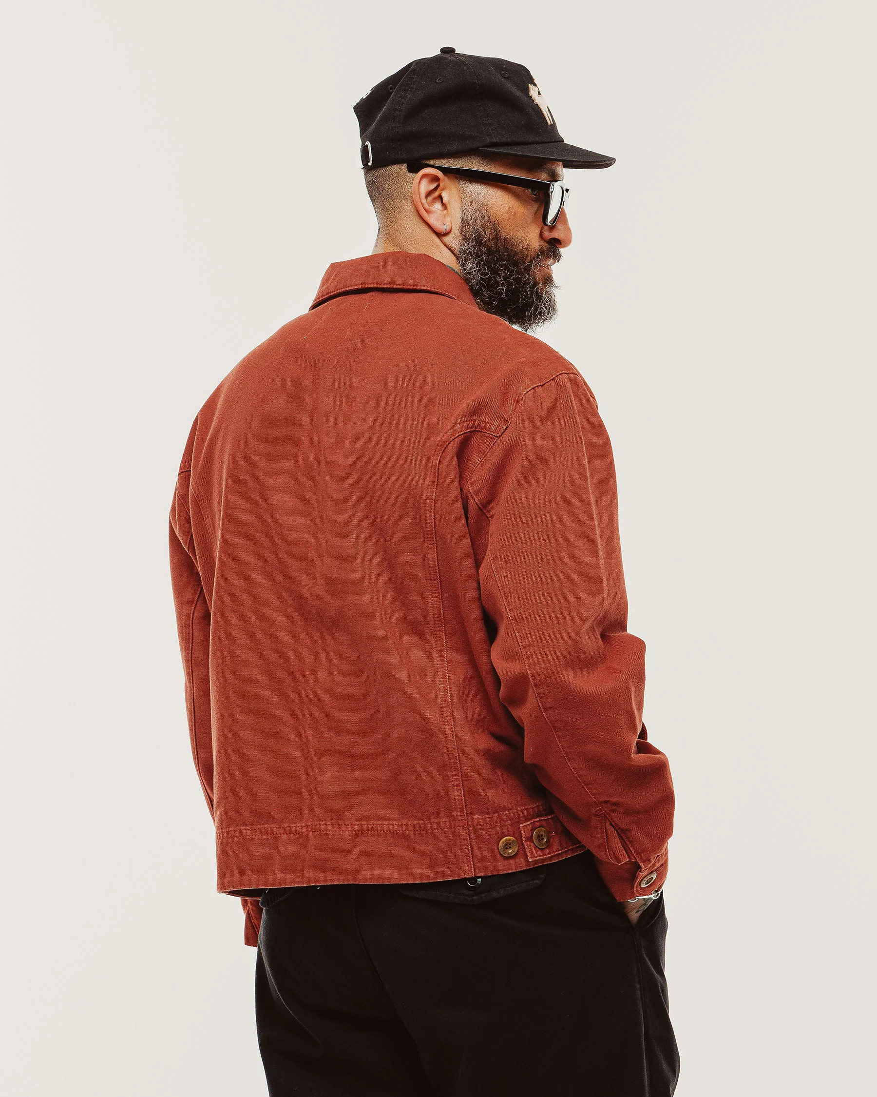 Garage Canvas Jacket - Vintage Red - Image 7