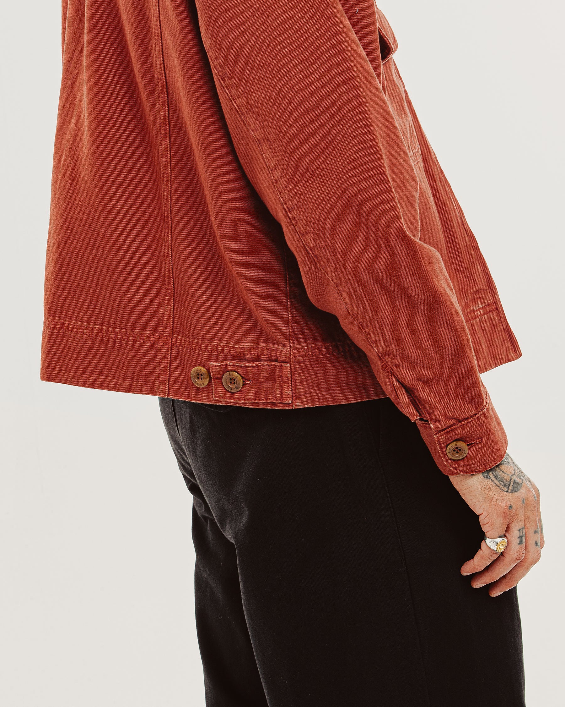 Garage Canvas Jacket - Vintage Red - Image 8