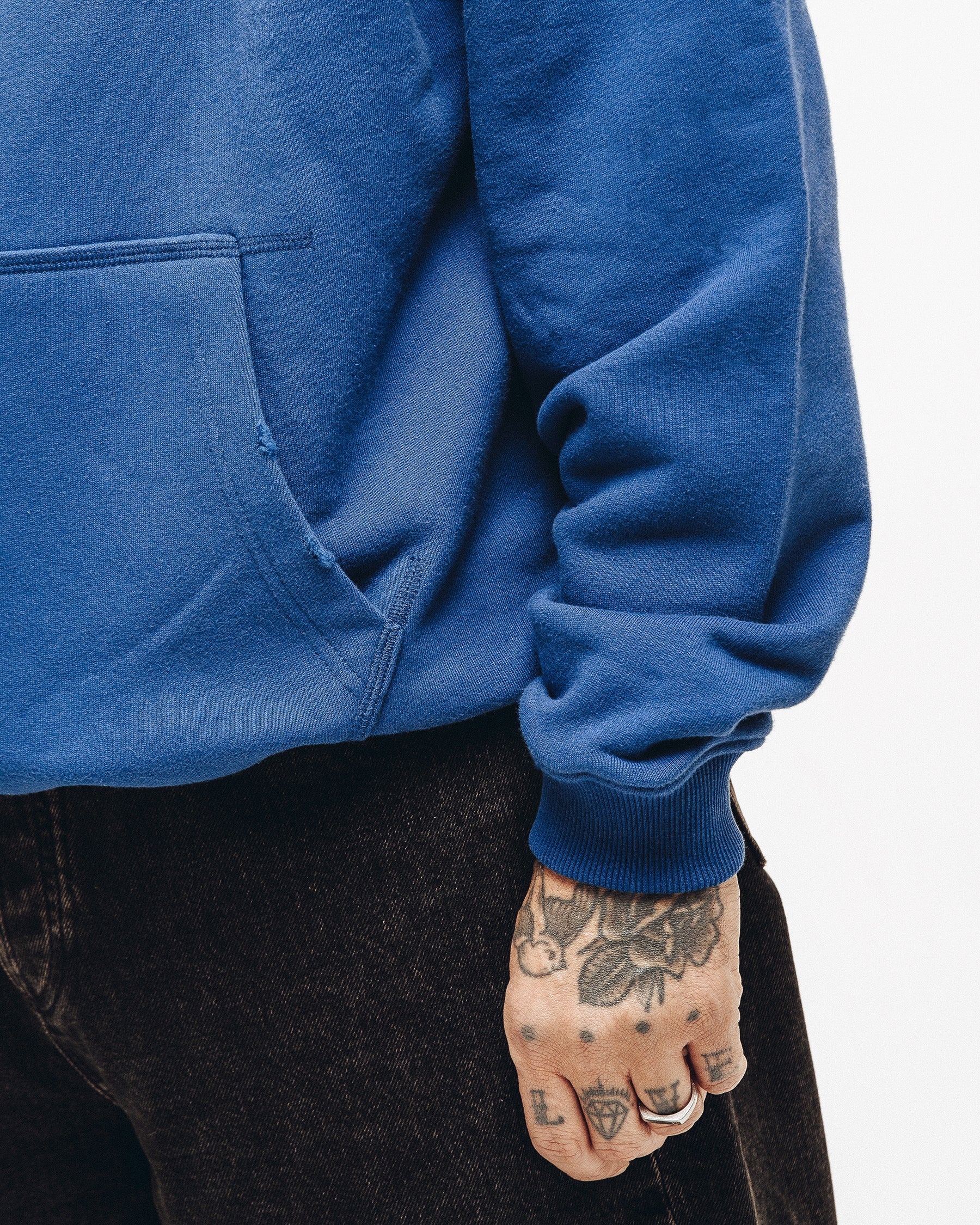 Heavyweight Essential Hoodie - Navy - Image 8