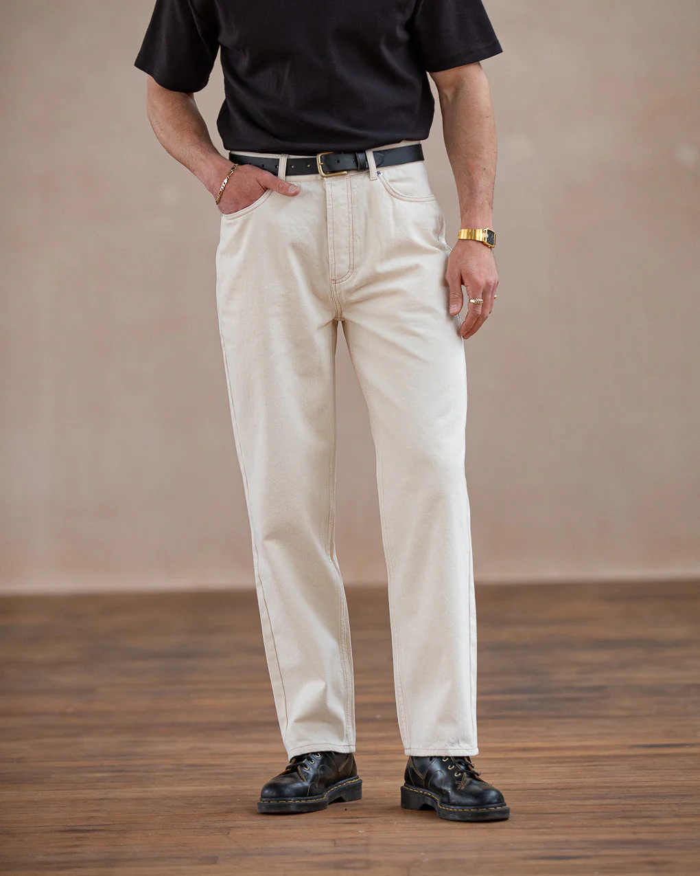 Joshua Denim Jean - Ecru - Image 3