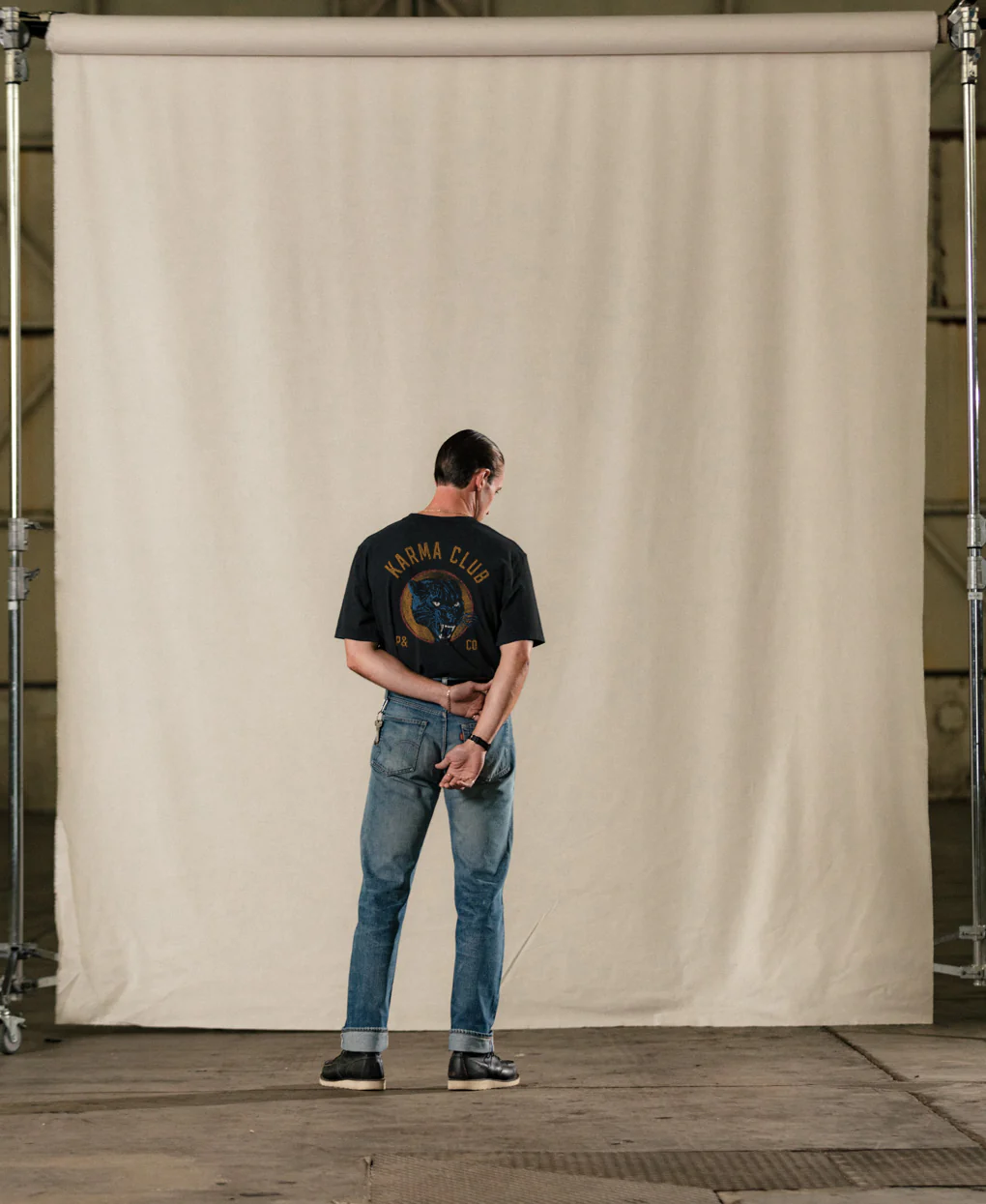 Karma Club 2.0 T-Shirt - Heavy Washed Black - Image 4