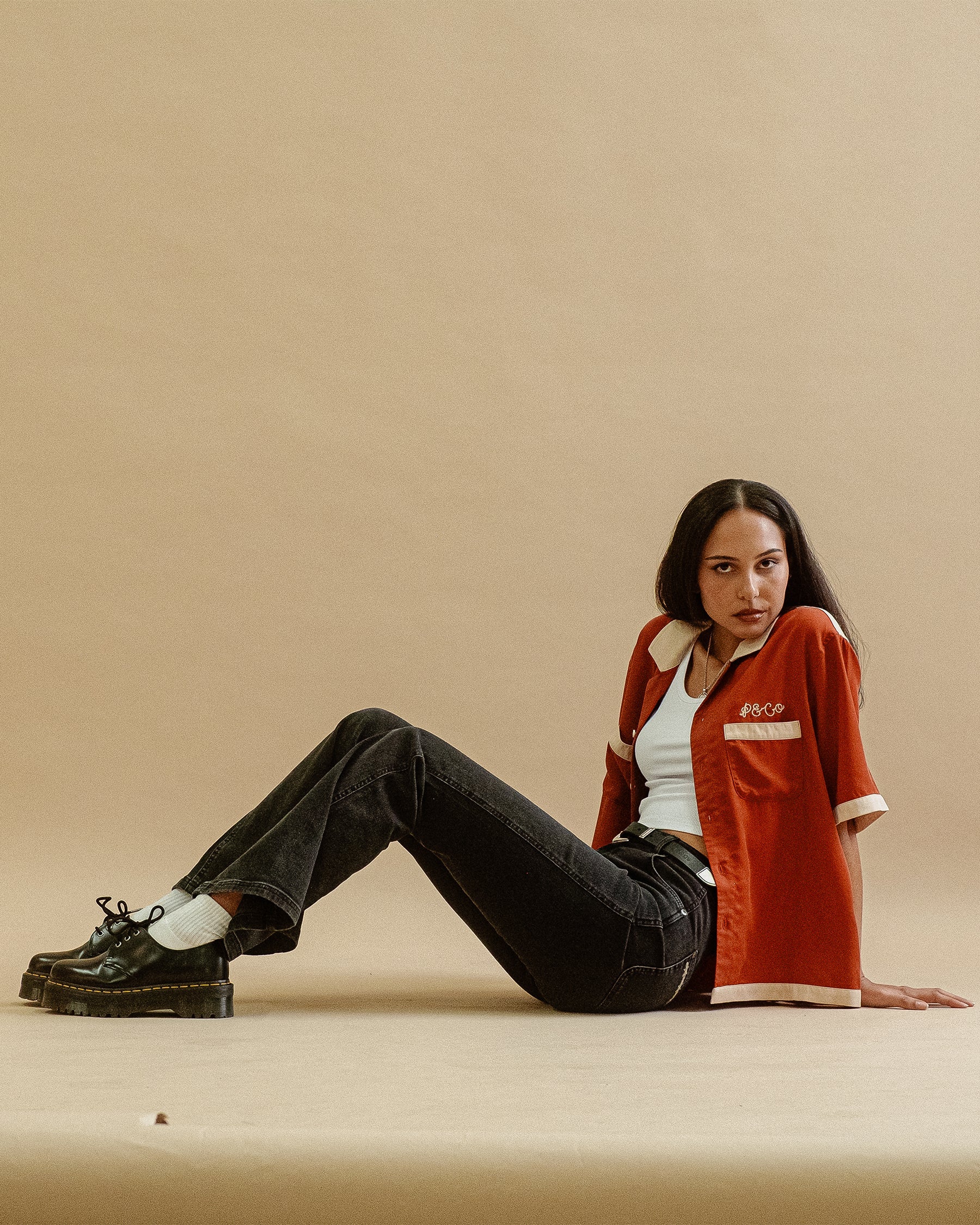Lane Splitters Bowling Shirt - Vintage Red - Image 10