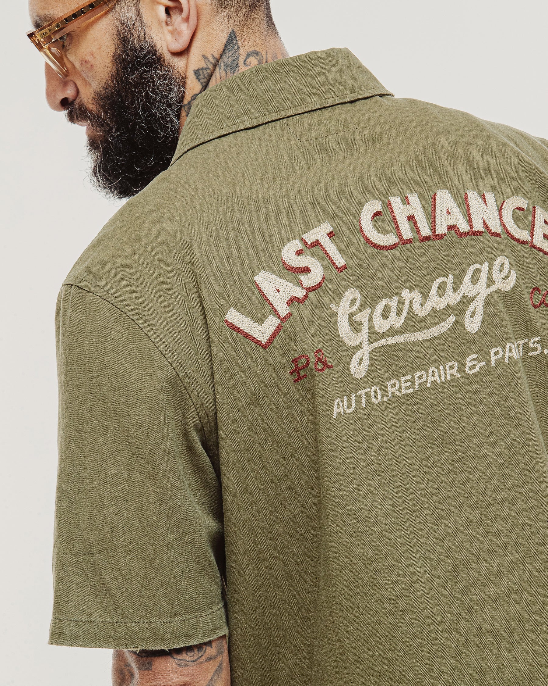 Last Chance Garage Depot Shirt - Sage - Image 8