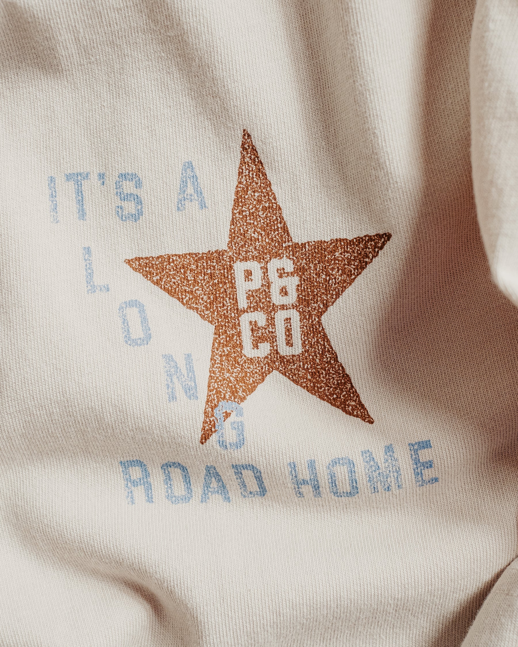 Long Road Boxy T-Shirt - Bone - Image 7