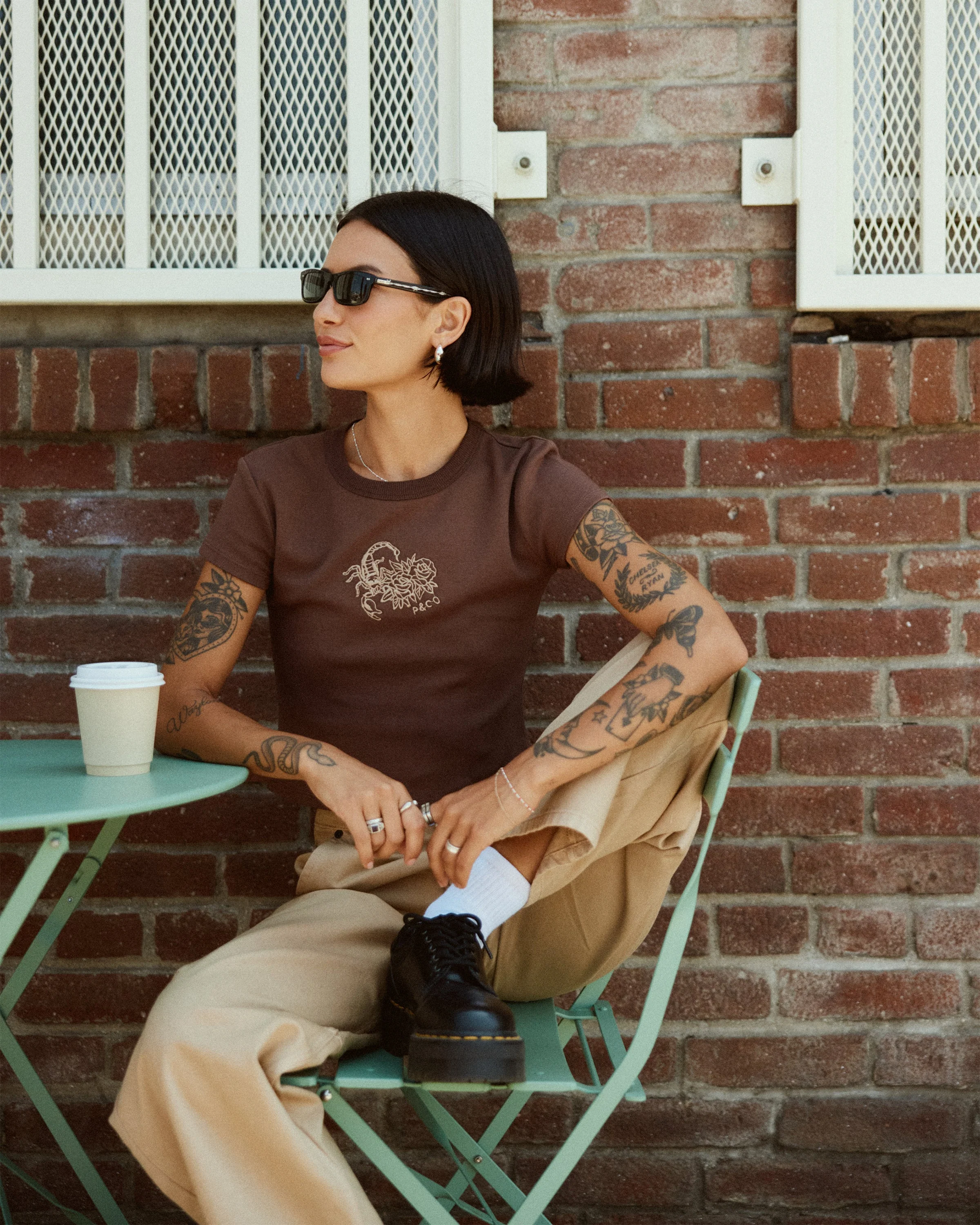 Love Stings Baby T-Shirt - Brown - Image 8