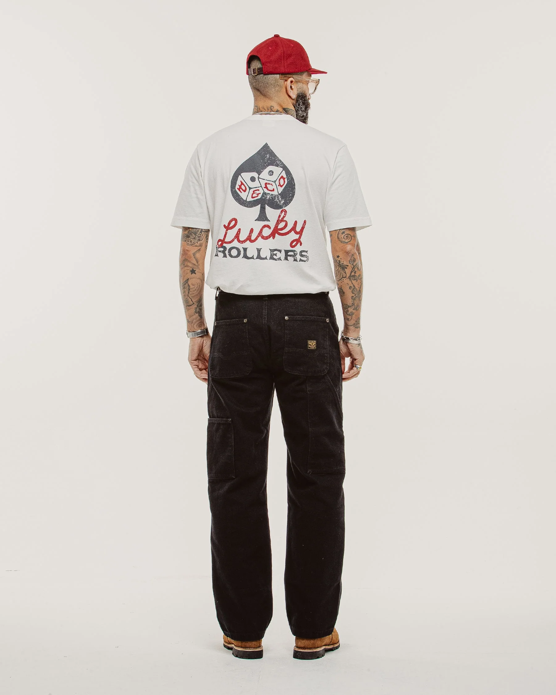 Lucky Rollers T-Shirt - Off White - Image 3