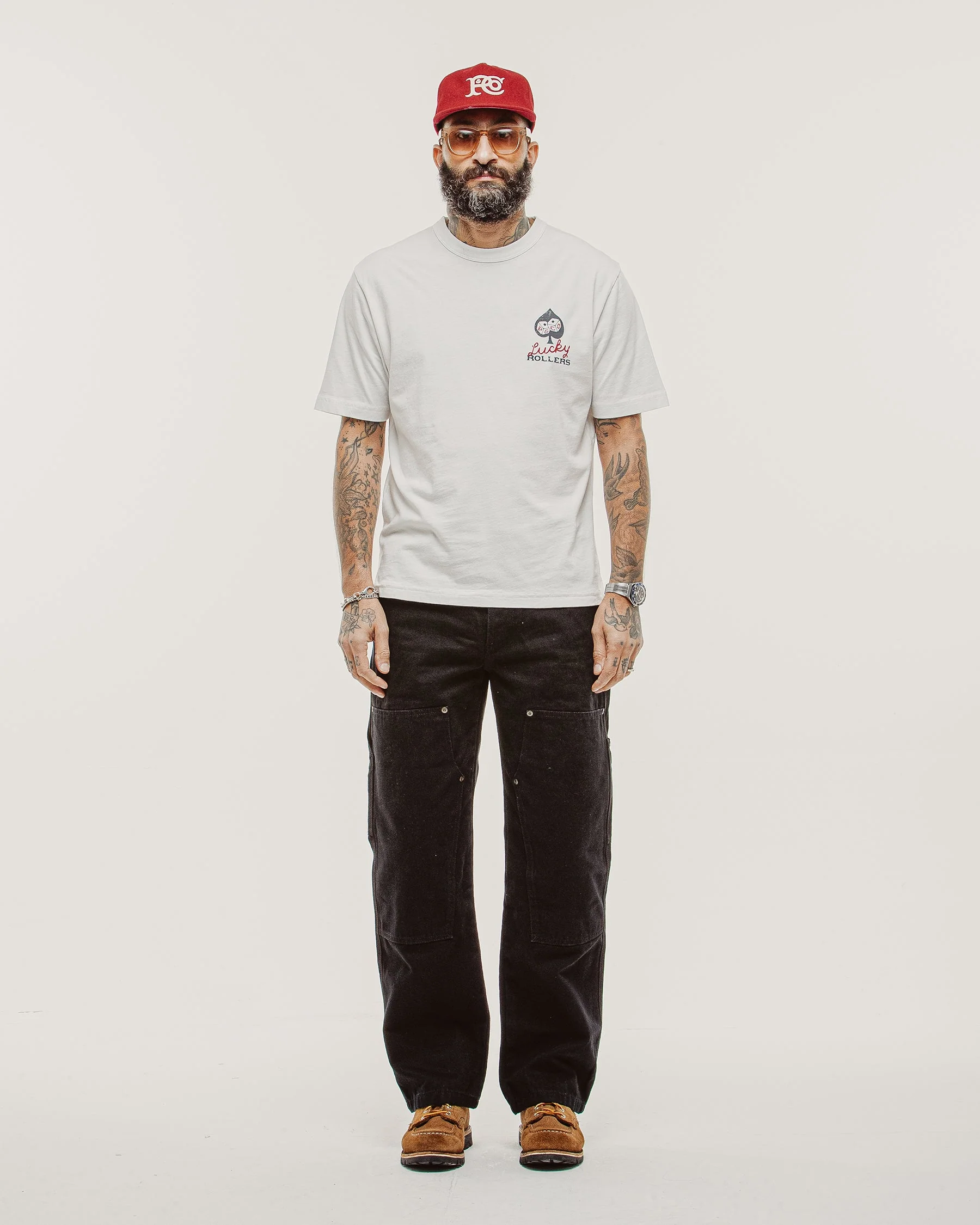 Lucky Rollers T-Shirt - Off White - Image 5