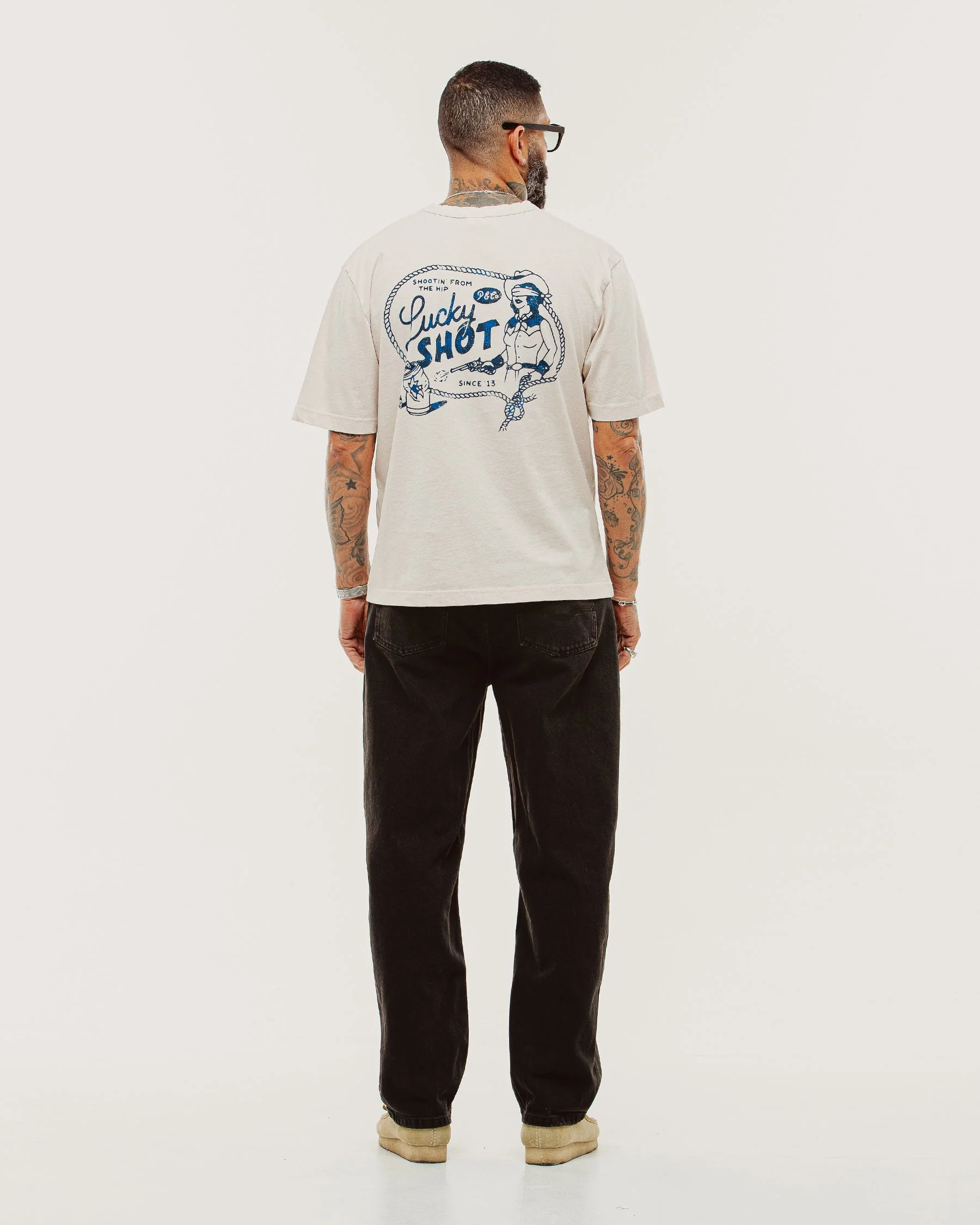 Lucky Shot T-Shirt - Bone - Image 10