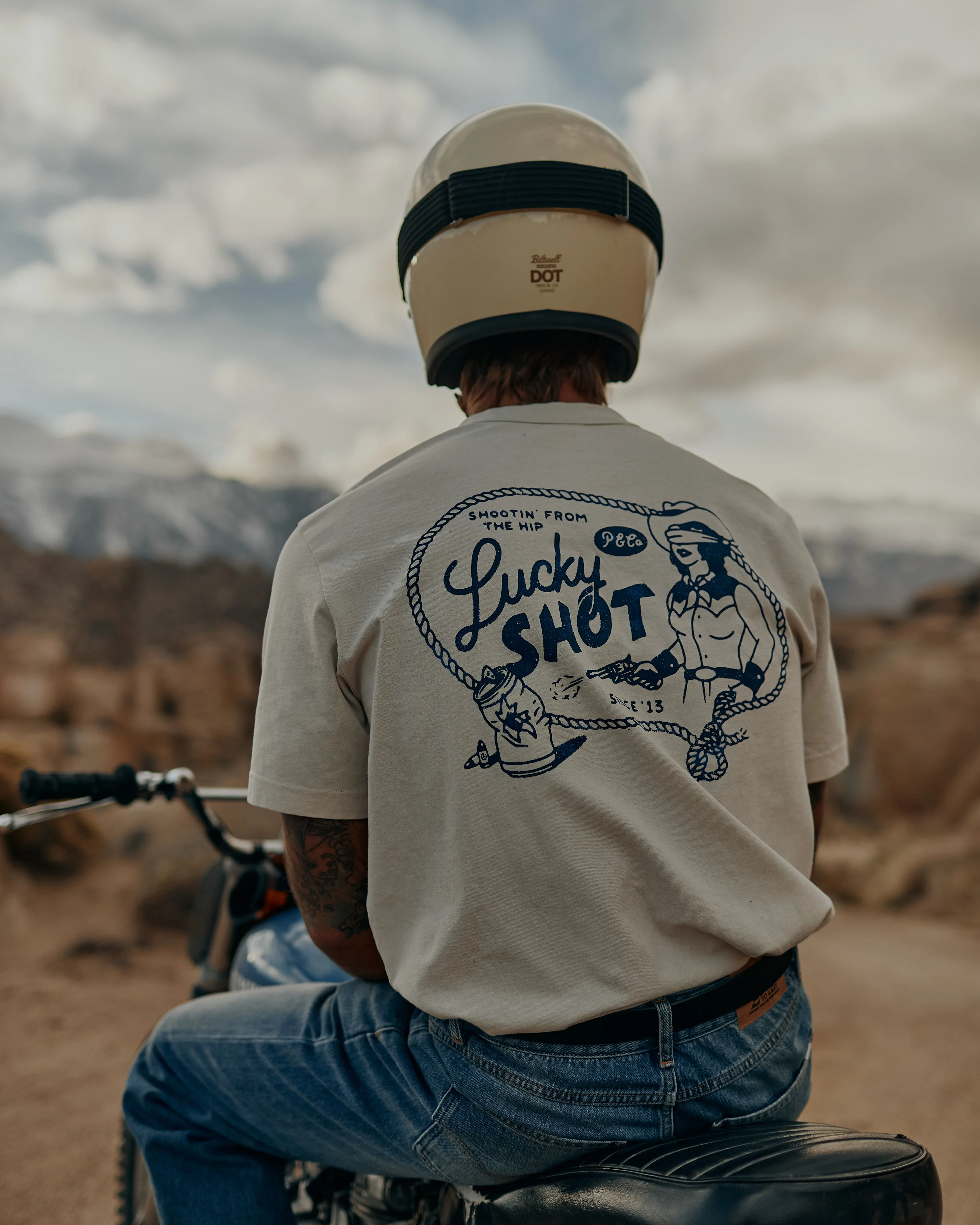 Lucky Shot T-Shirt - Bone - Image 3