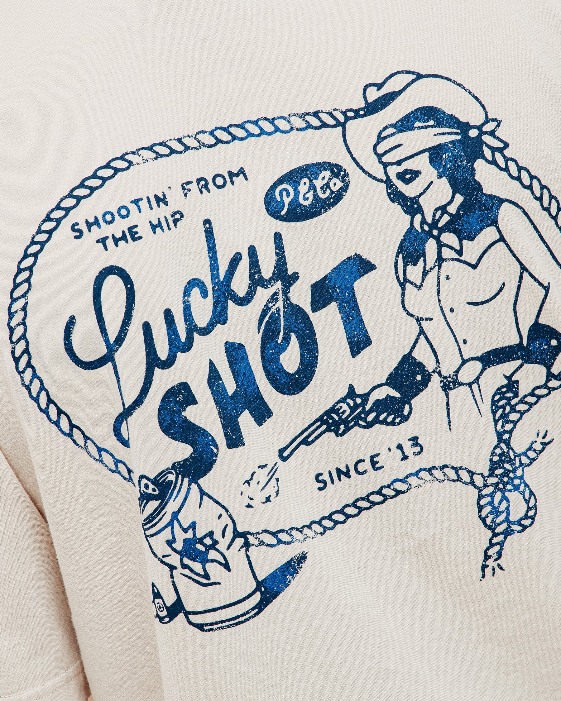 Lucky Shot T-Shirt - Bone - Image 6