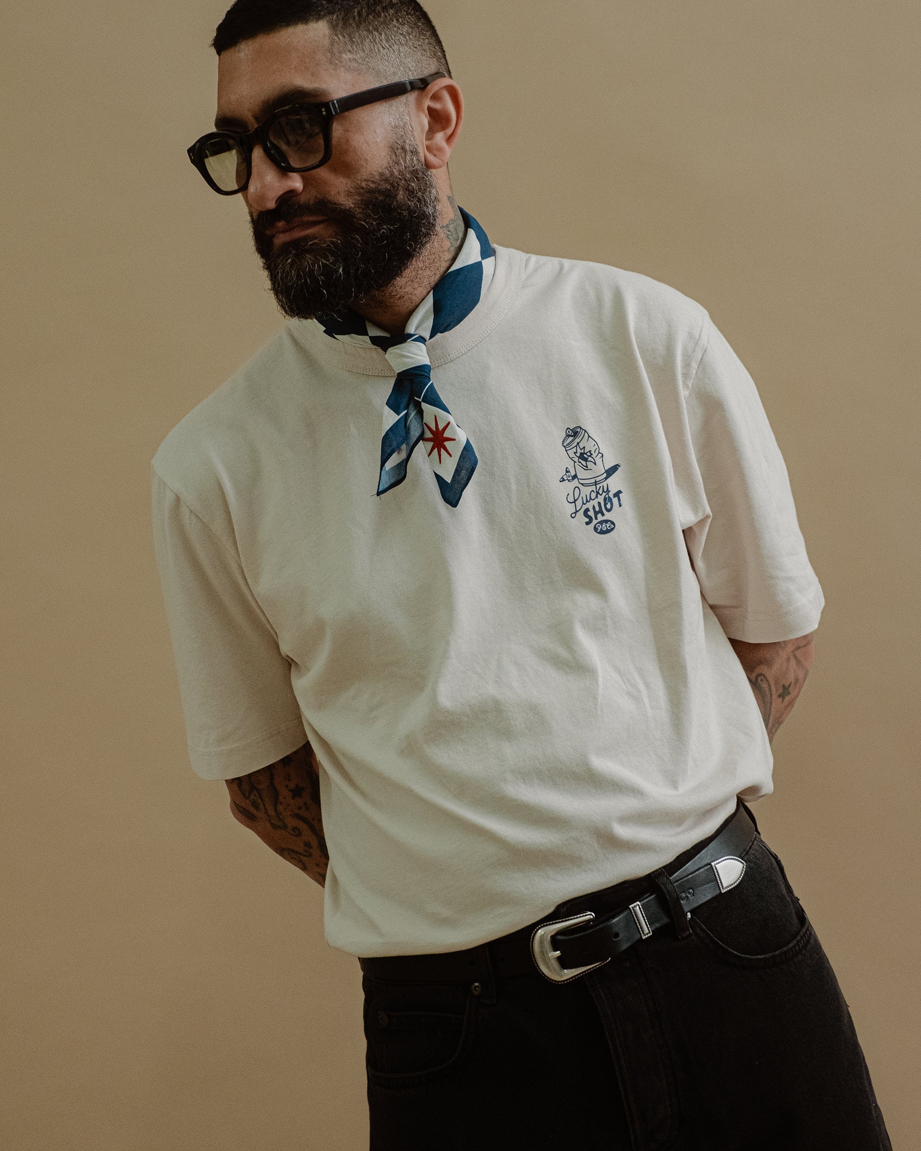 Lucky Shot T-Shirt - Bone - Image 7