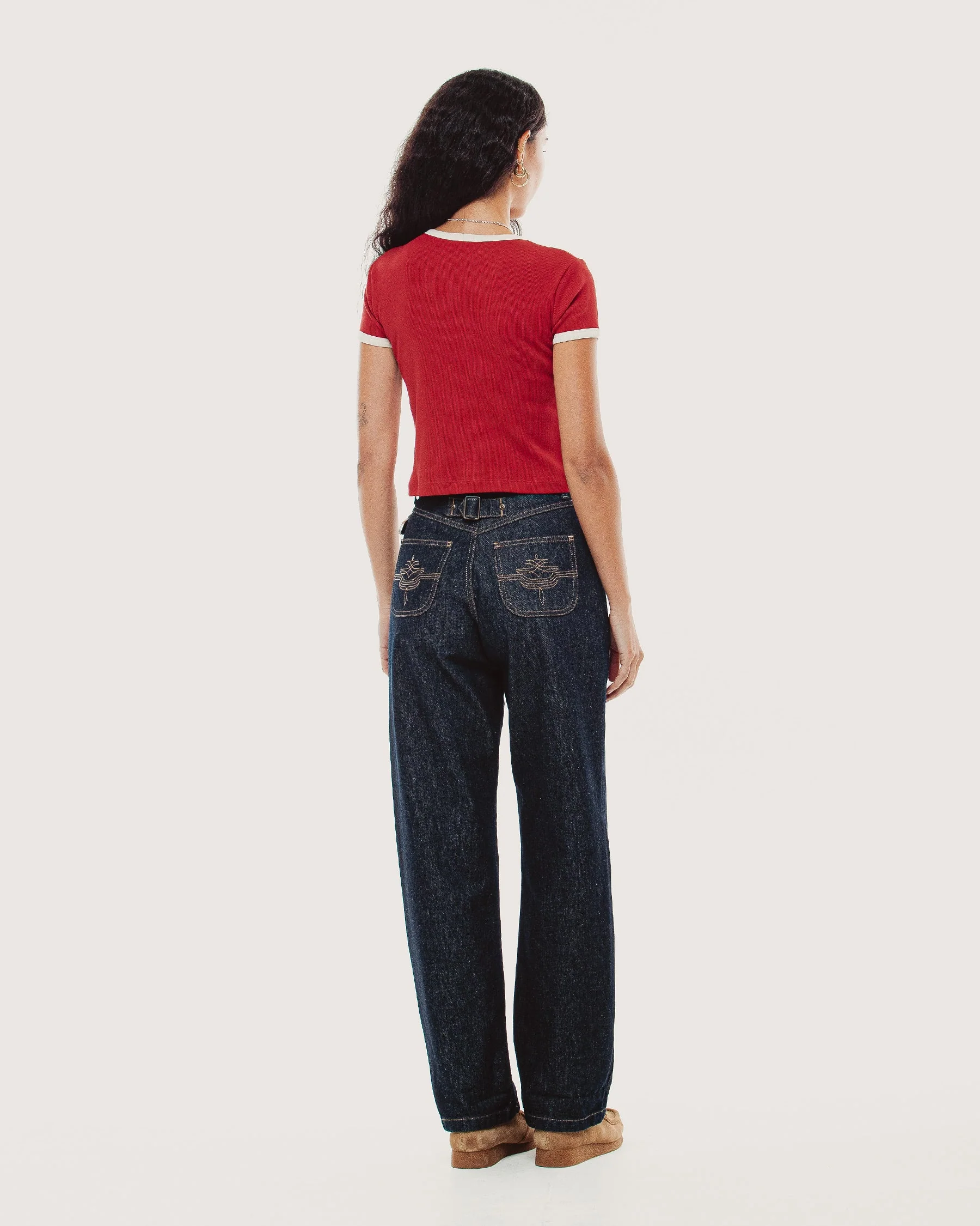 Maresa Baby T-Shirt - Washed Red - Image 7