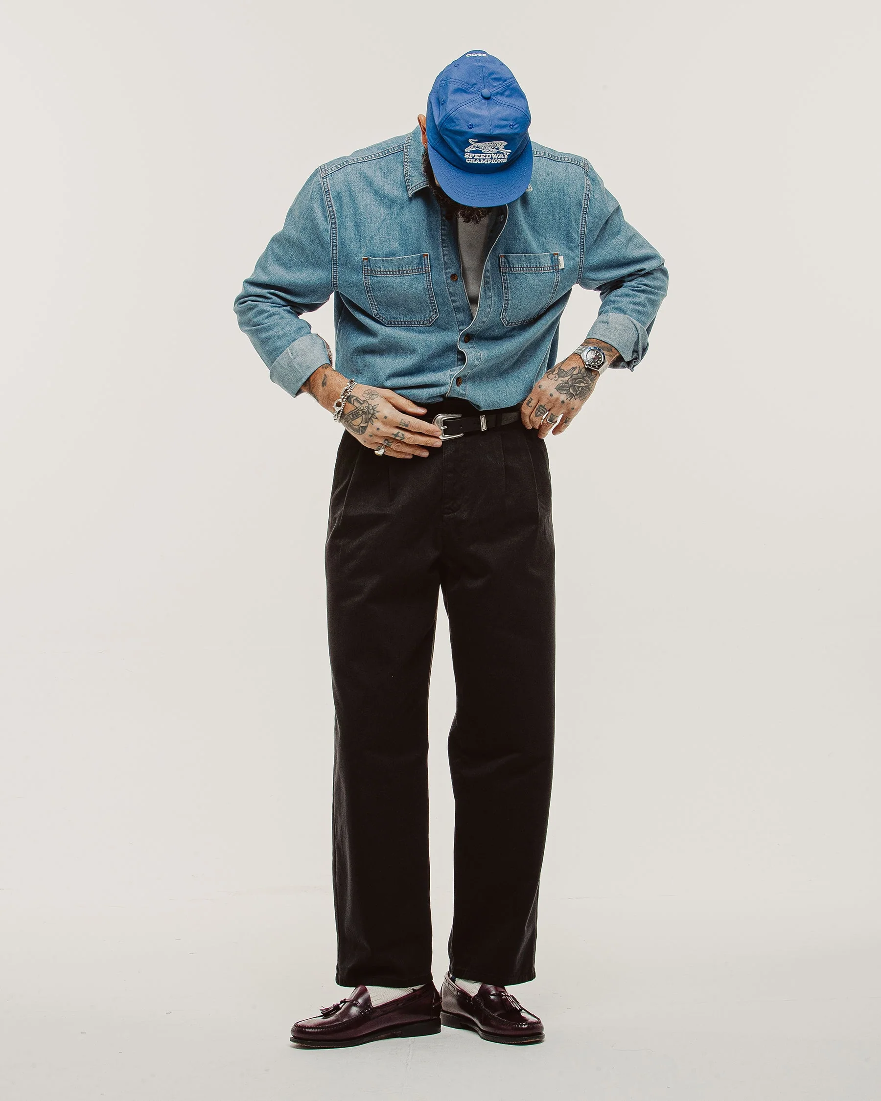 Mason Denim Shirt - Light Wash - Image 5