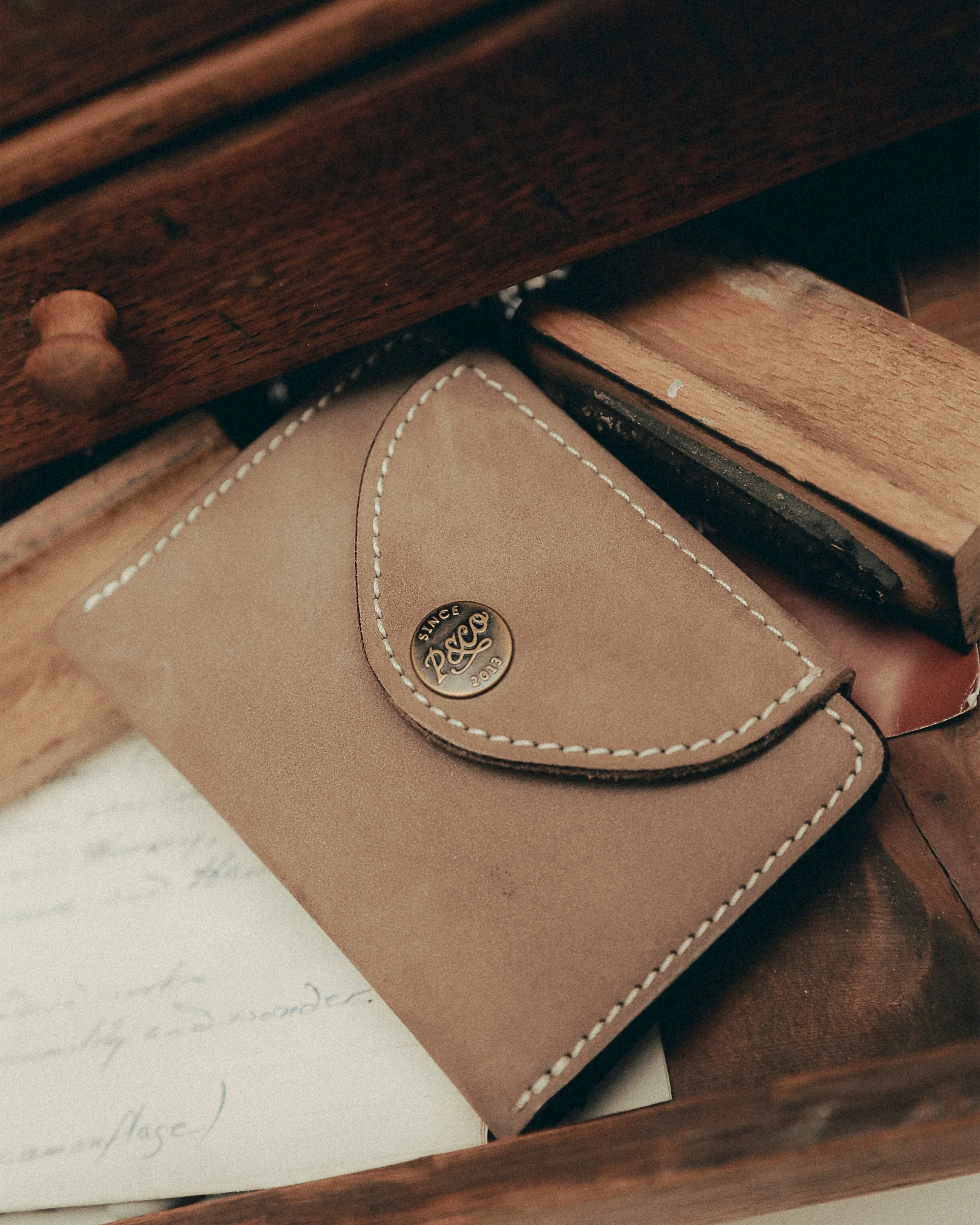 Mesa Nubuck Wallet - Tan - Image 6
