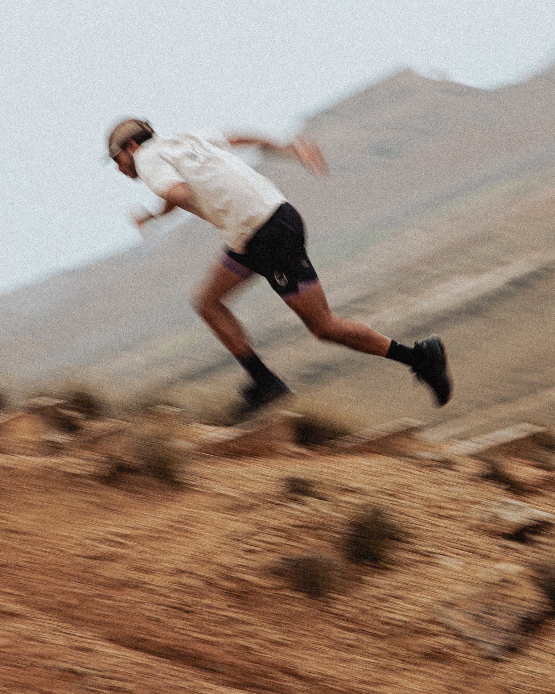 Mindset 2-in-1 Trail Short - Black & Plum - Image 3