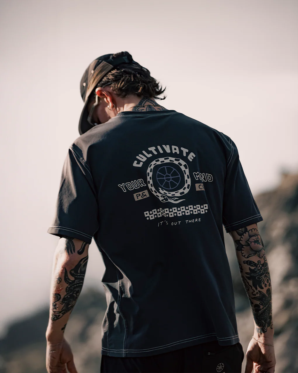 Mindset Trail T-Shirt - Charcoal - Image 7