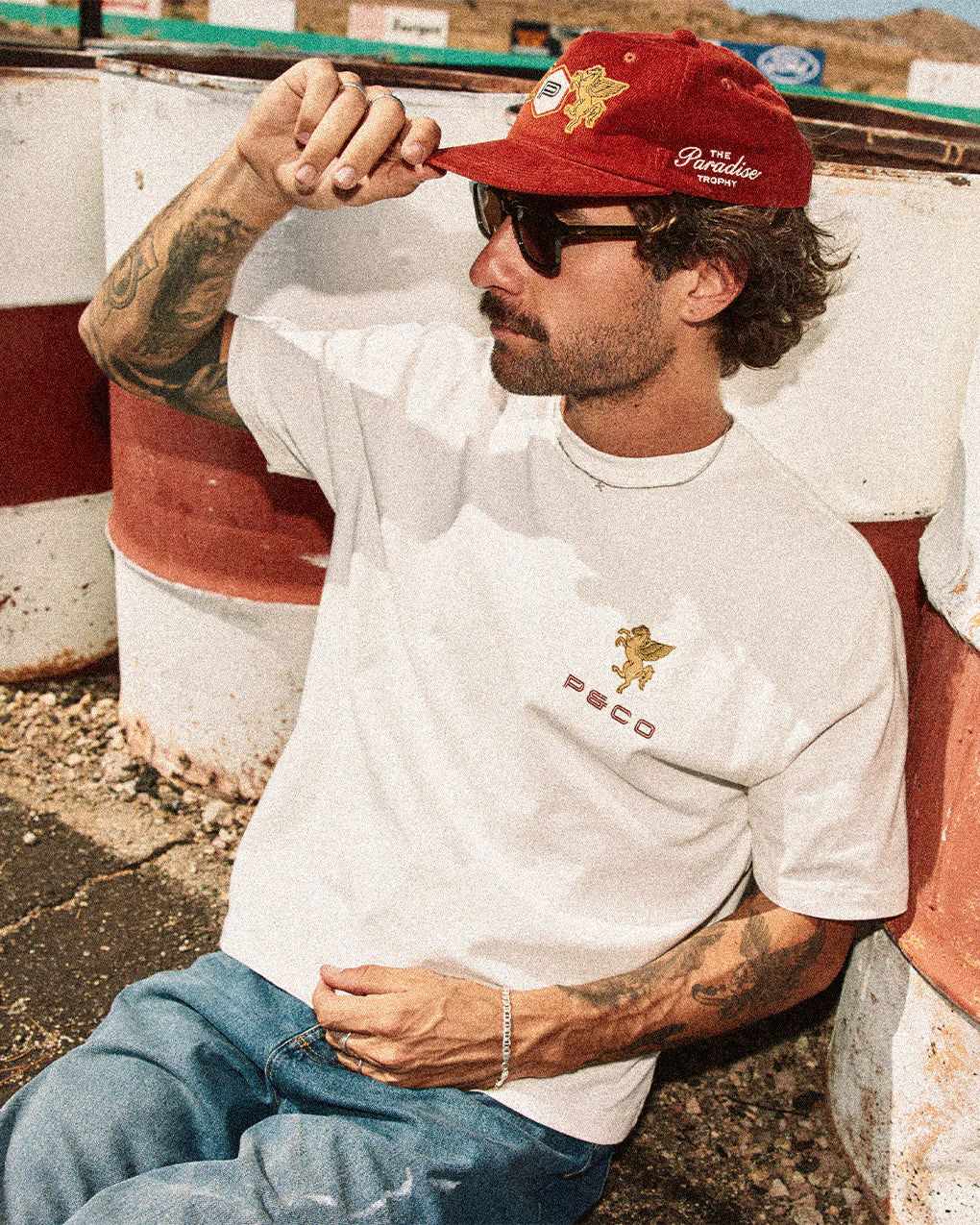 Paradise Trophy Boxy T-Shirt - Off White - Image 5