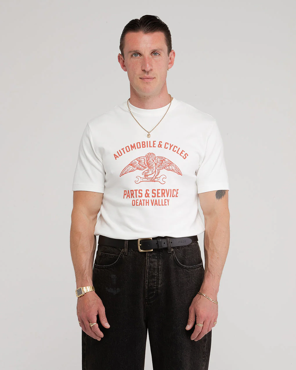 Parts & Service ‘50s T-Shirt - Off White - Image 3