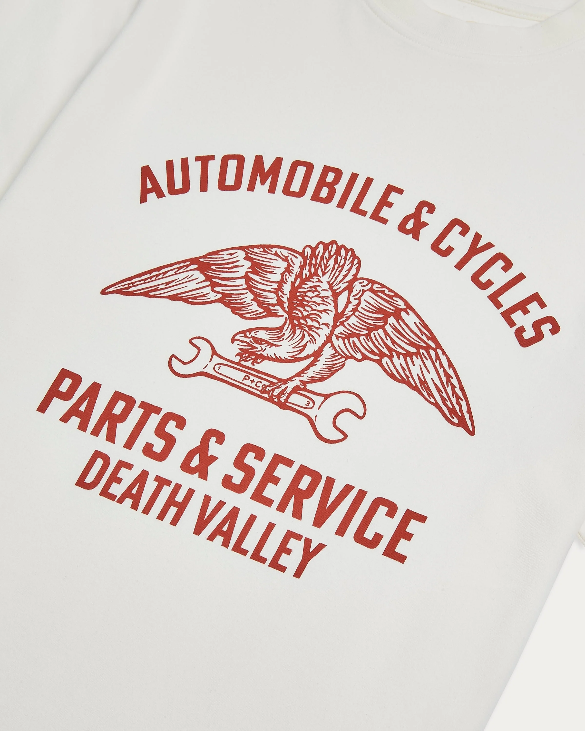 Parts & Service ‘50s T-Shirt - Off White - Image 5