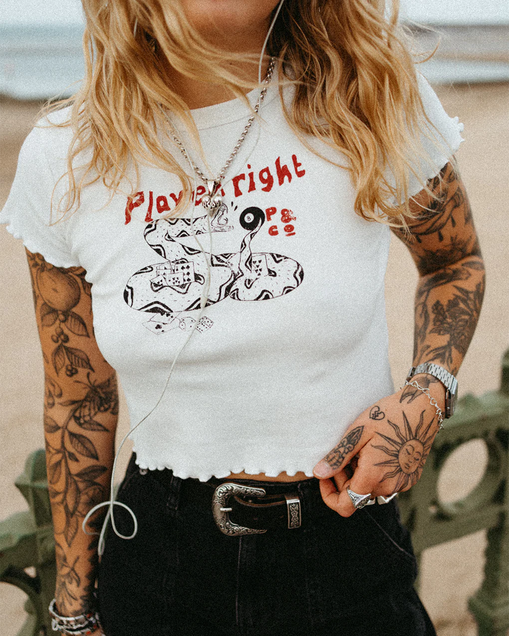 Play 'Em Right Baby T-Shirt - Off White - Image 3
