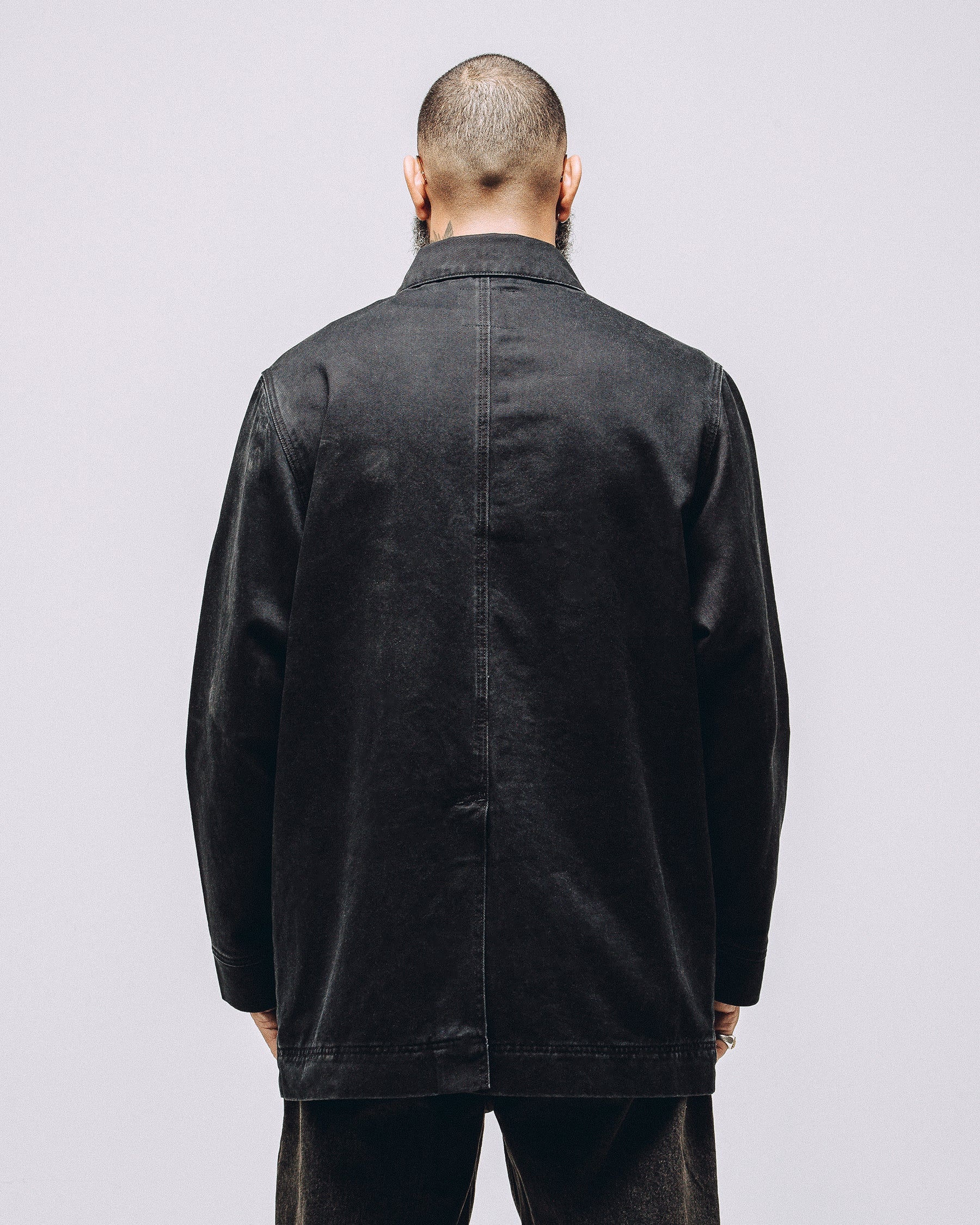 Porter Overcoat - Washed Black - Image 5