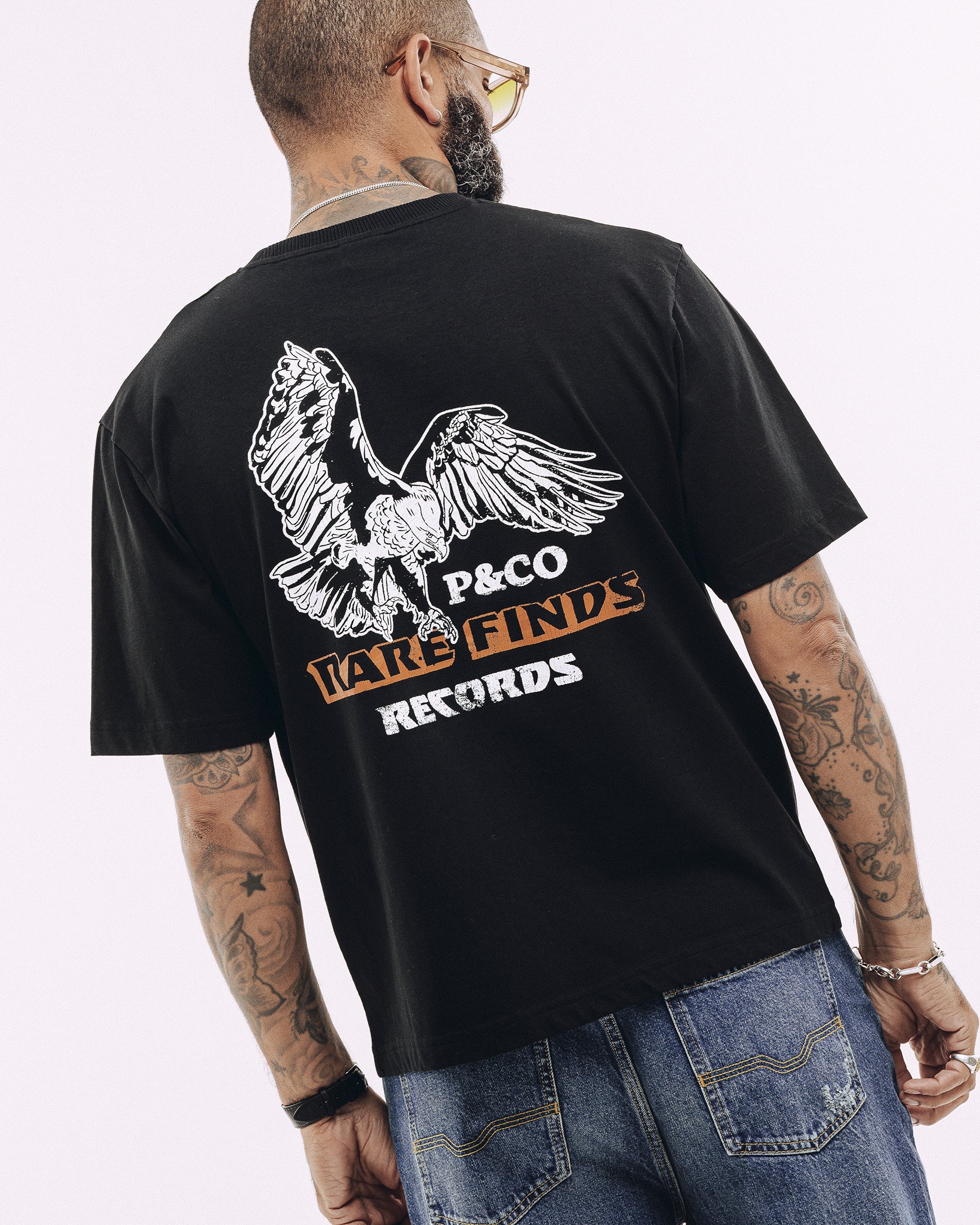 Rare Finds Boxy T-Shirt - Washed Black - Image 5