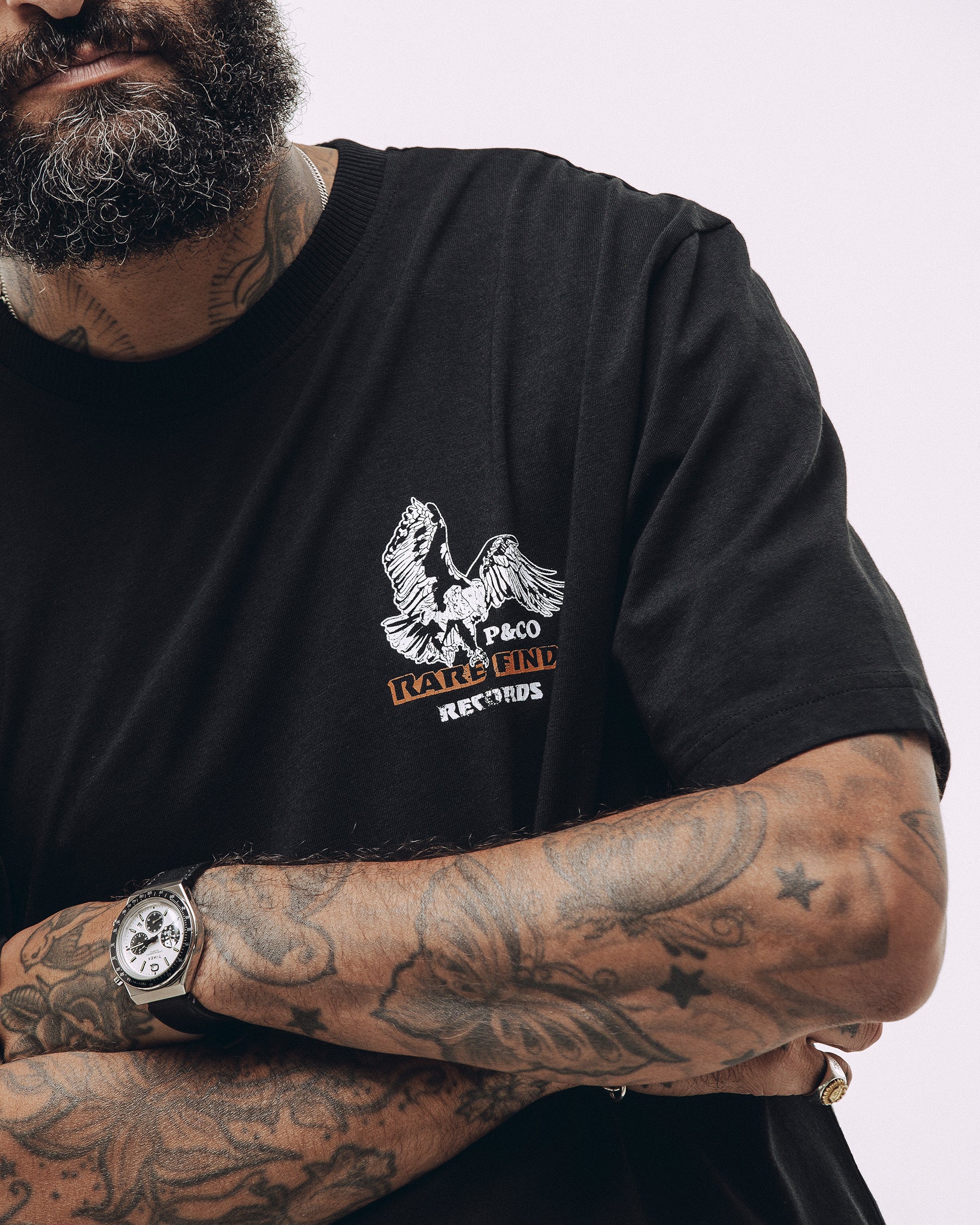 Rare Finds Boxy T-Shirt - Washed Black - Image 6