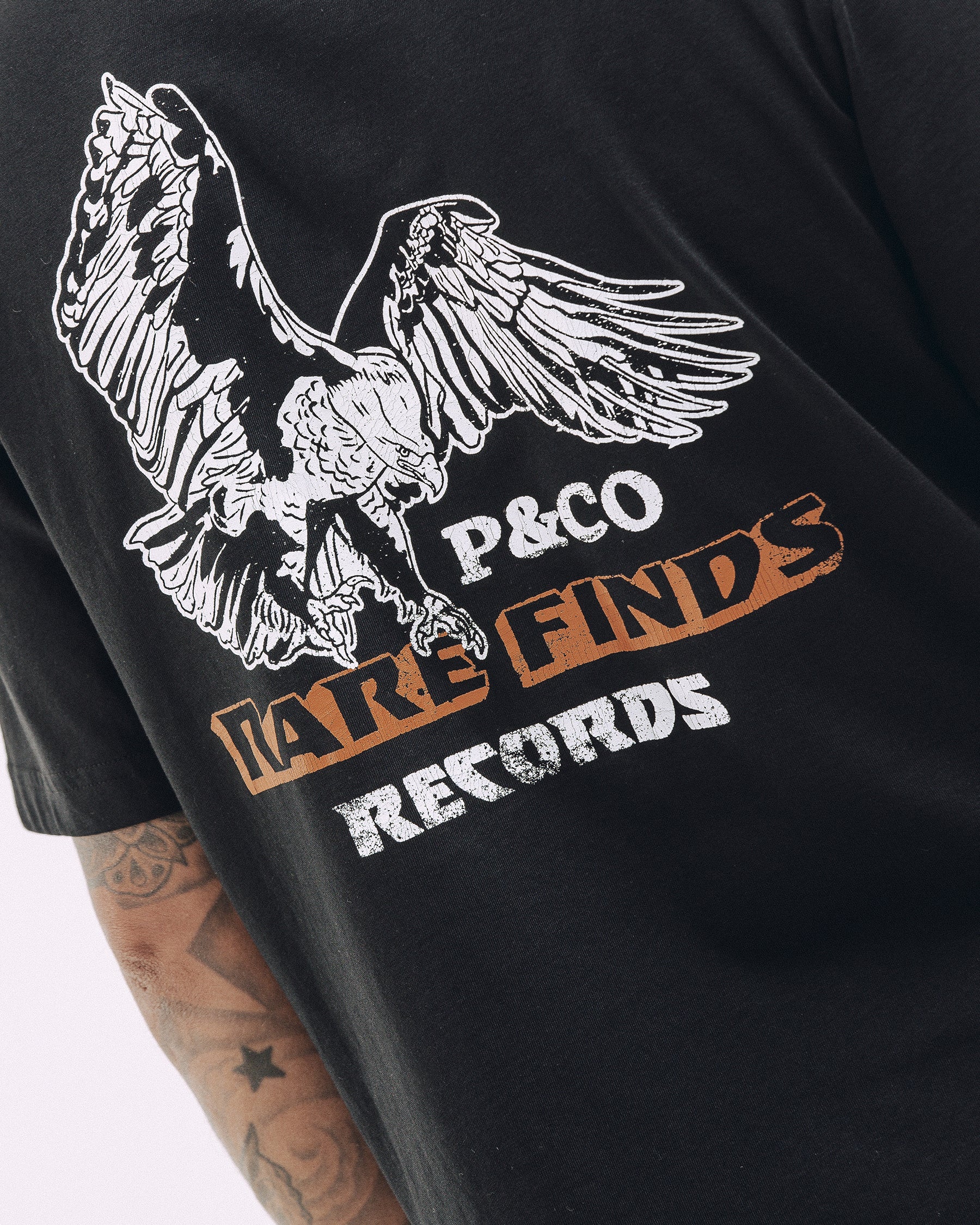 Rare Finds Boxy T-Shirt - Washed Black - Image 7