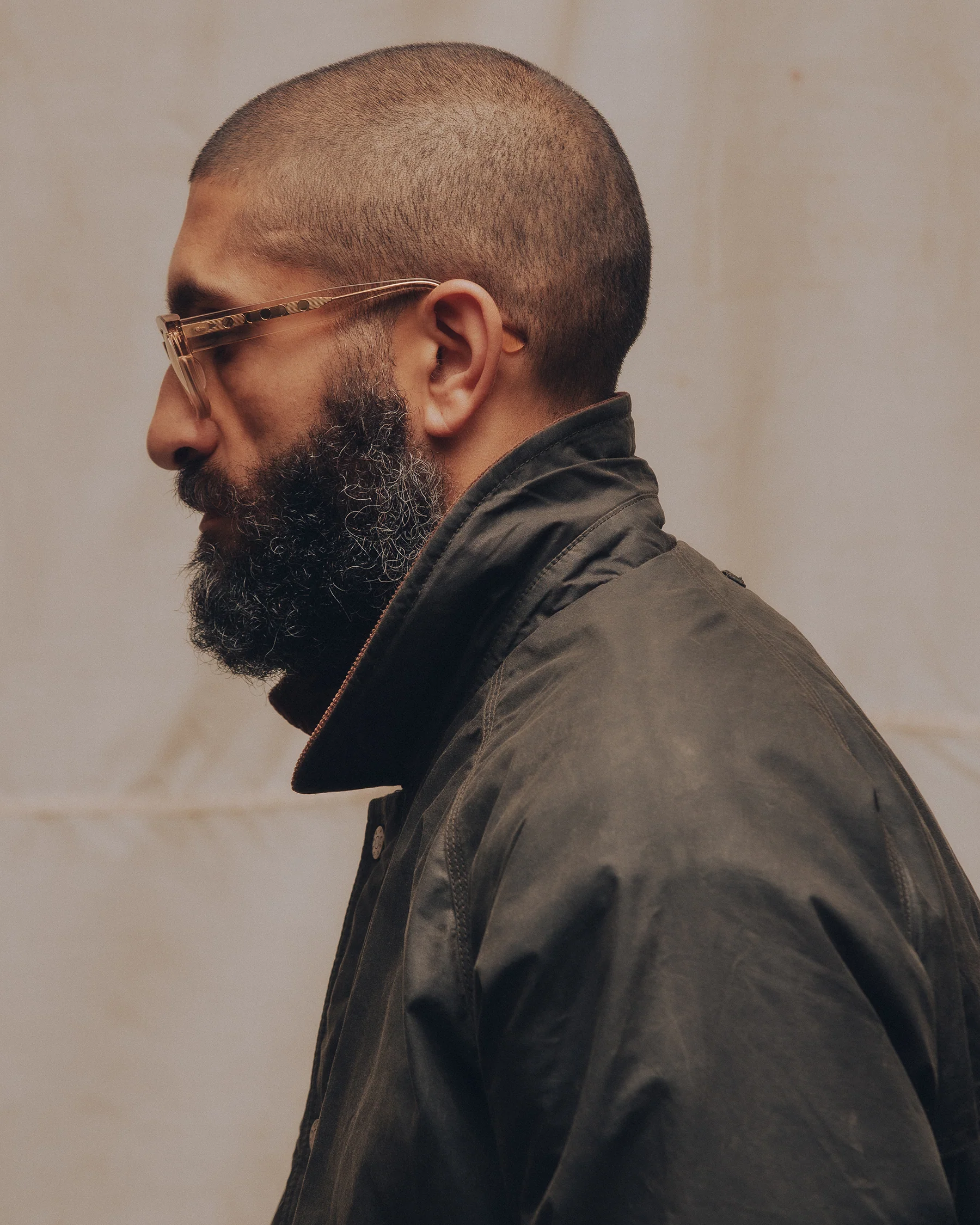 Roamer Wax Jacket - Olive - Image 10