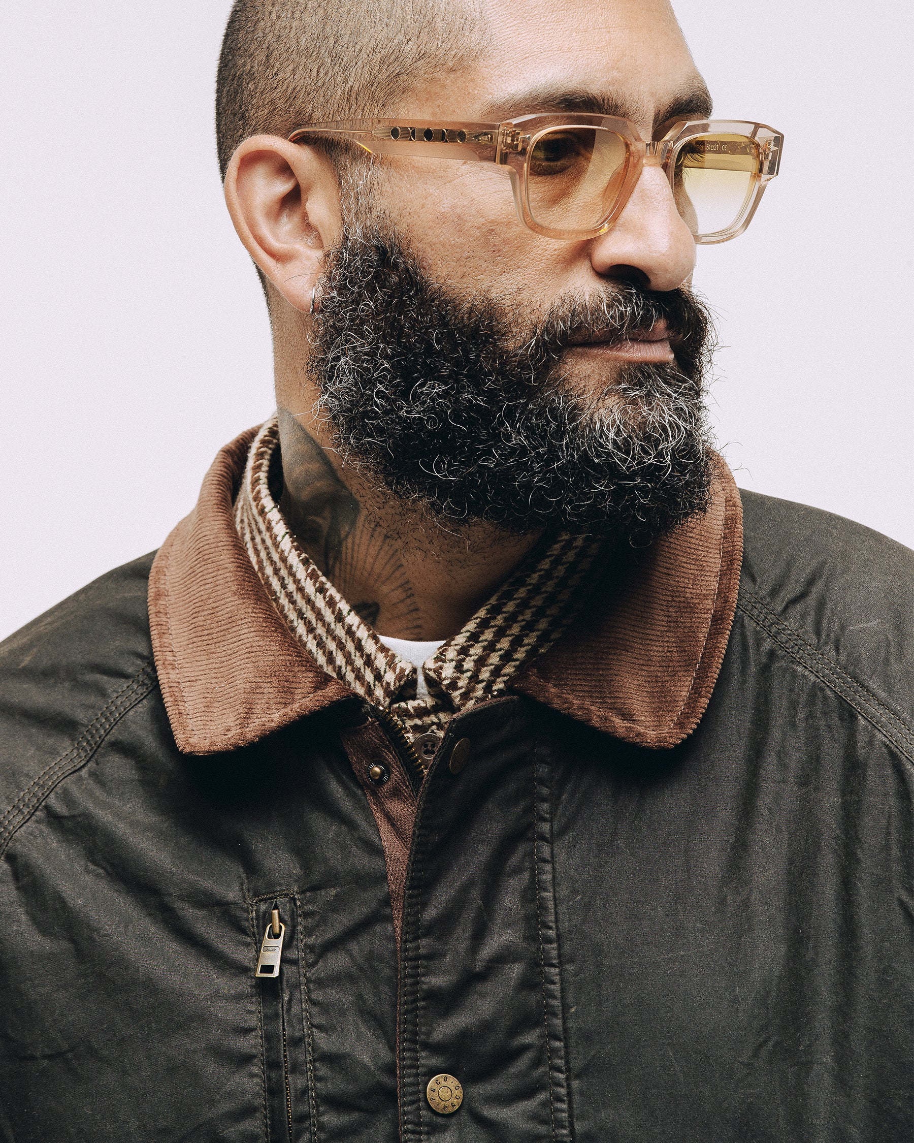 Roamer Wax Jacket - Olive - Image 13