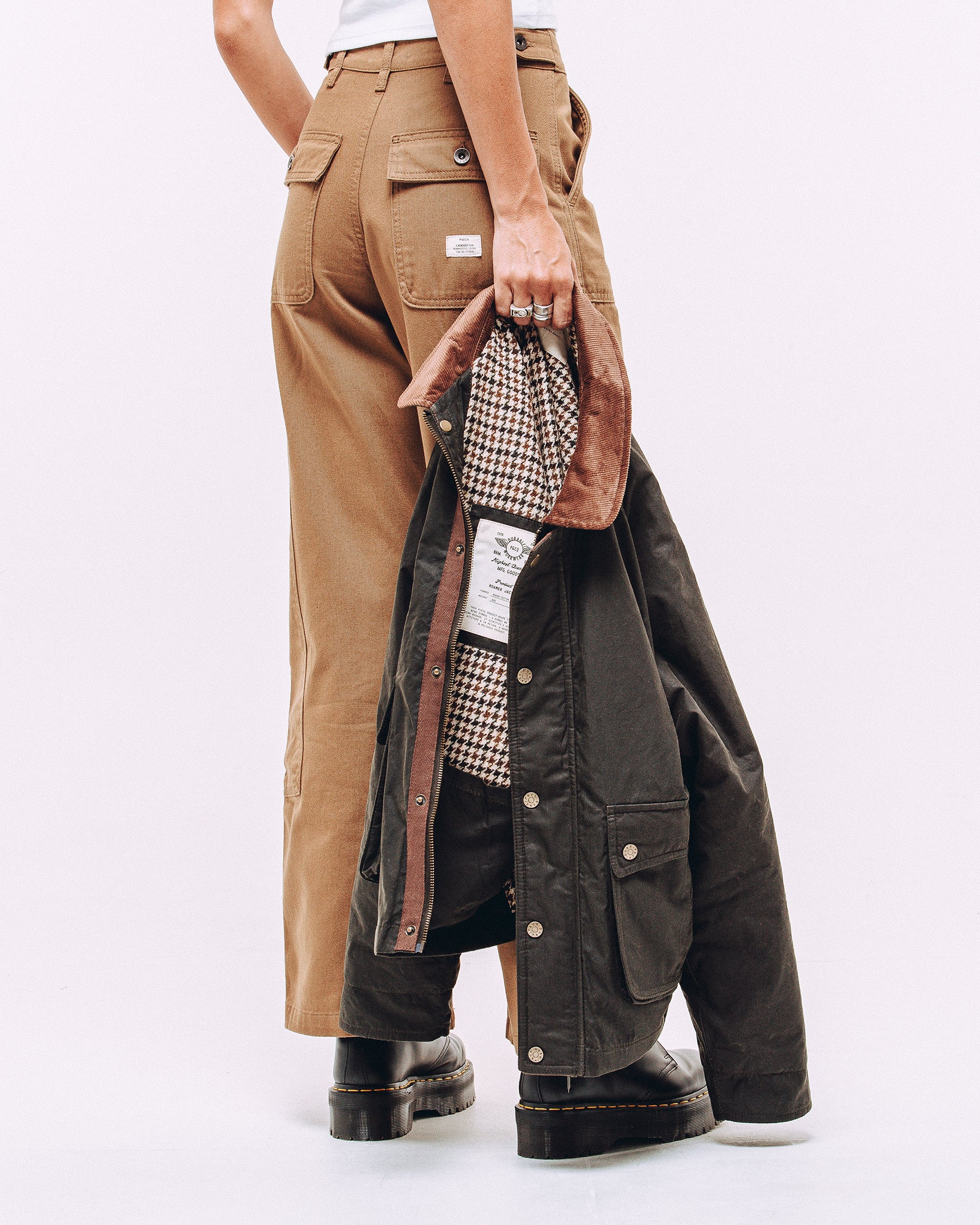 Roamer Wax Jacket - Olive - Image 15