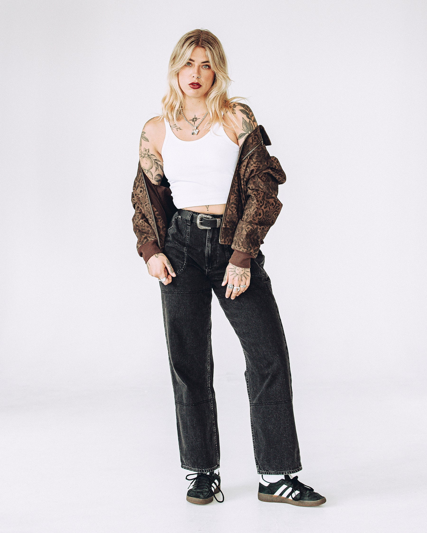 Rosa High Waisted Jean - Washed Black - Image 4