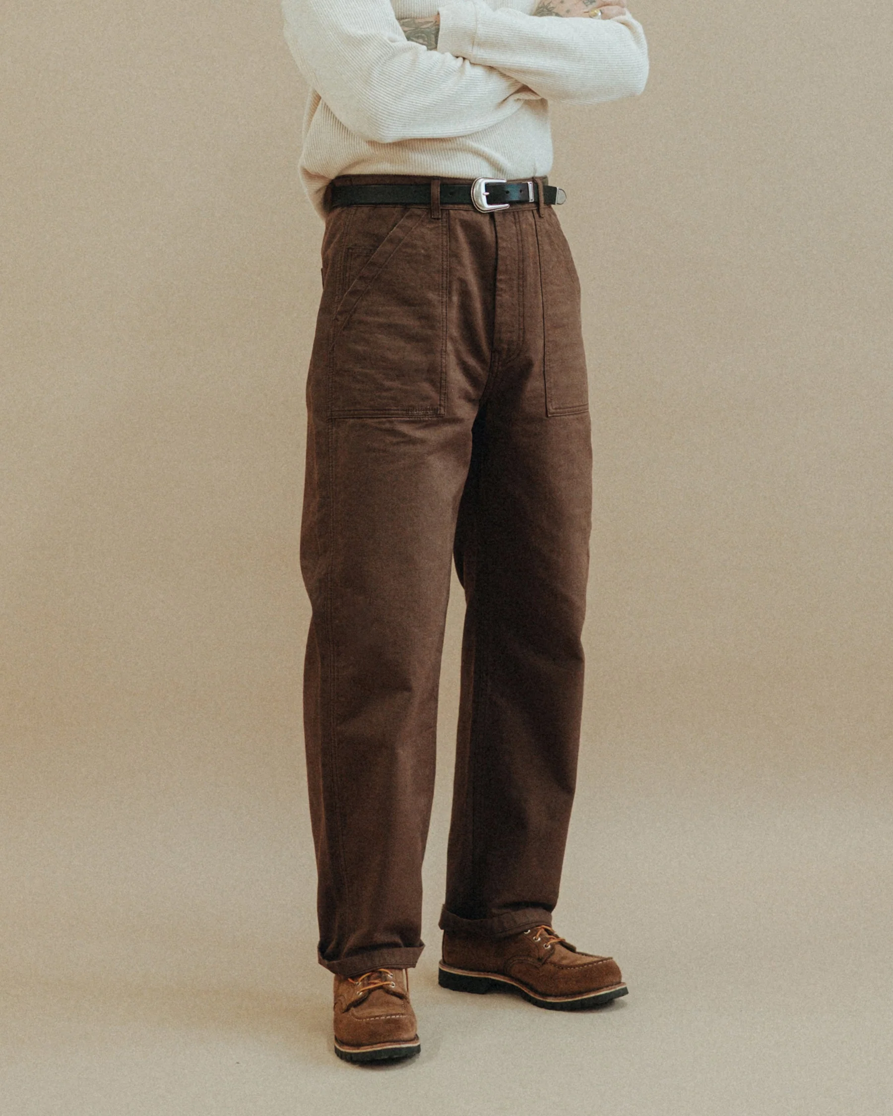 Service Founder Fatigue Pant - Washed Brown