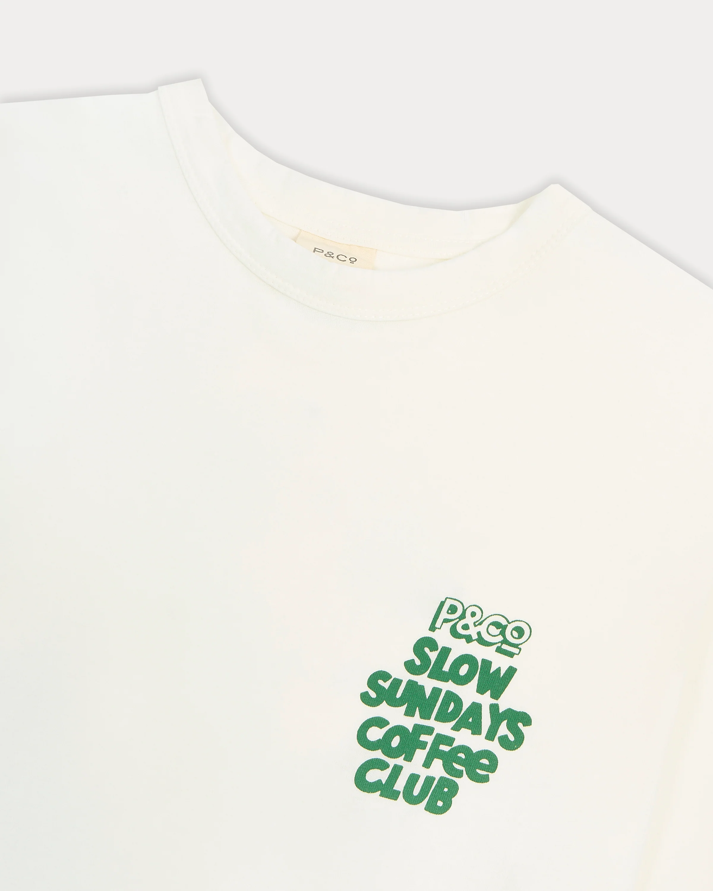 Slow Sundays T-Shirt - Off White - Image 4