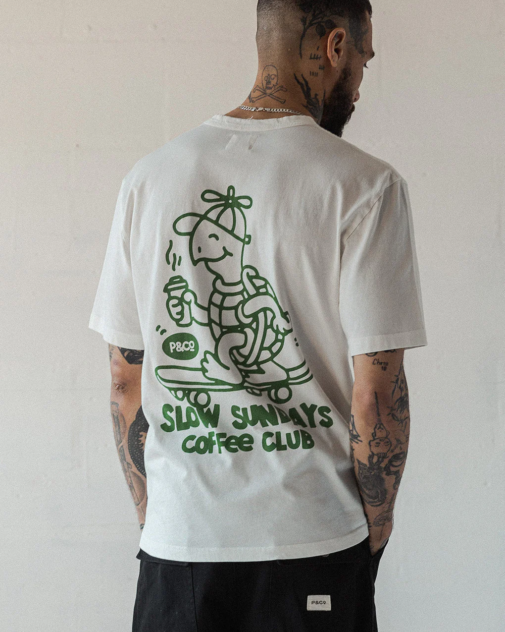 Slow Sundays T-Shirt - Off White - Image 6