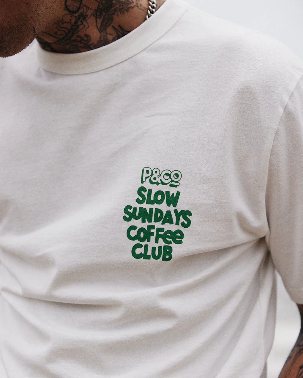 Slow Sundays T-Shirt - Off White - Image 7