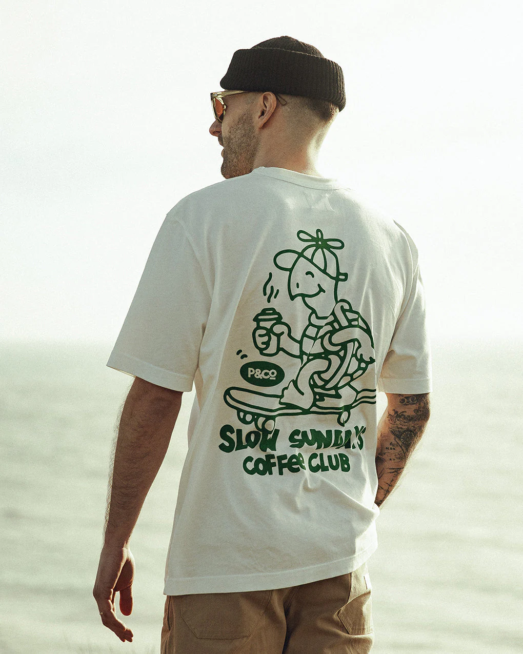 Slow Sundays T-Shirt - Off White - Image 9