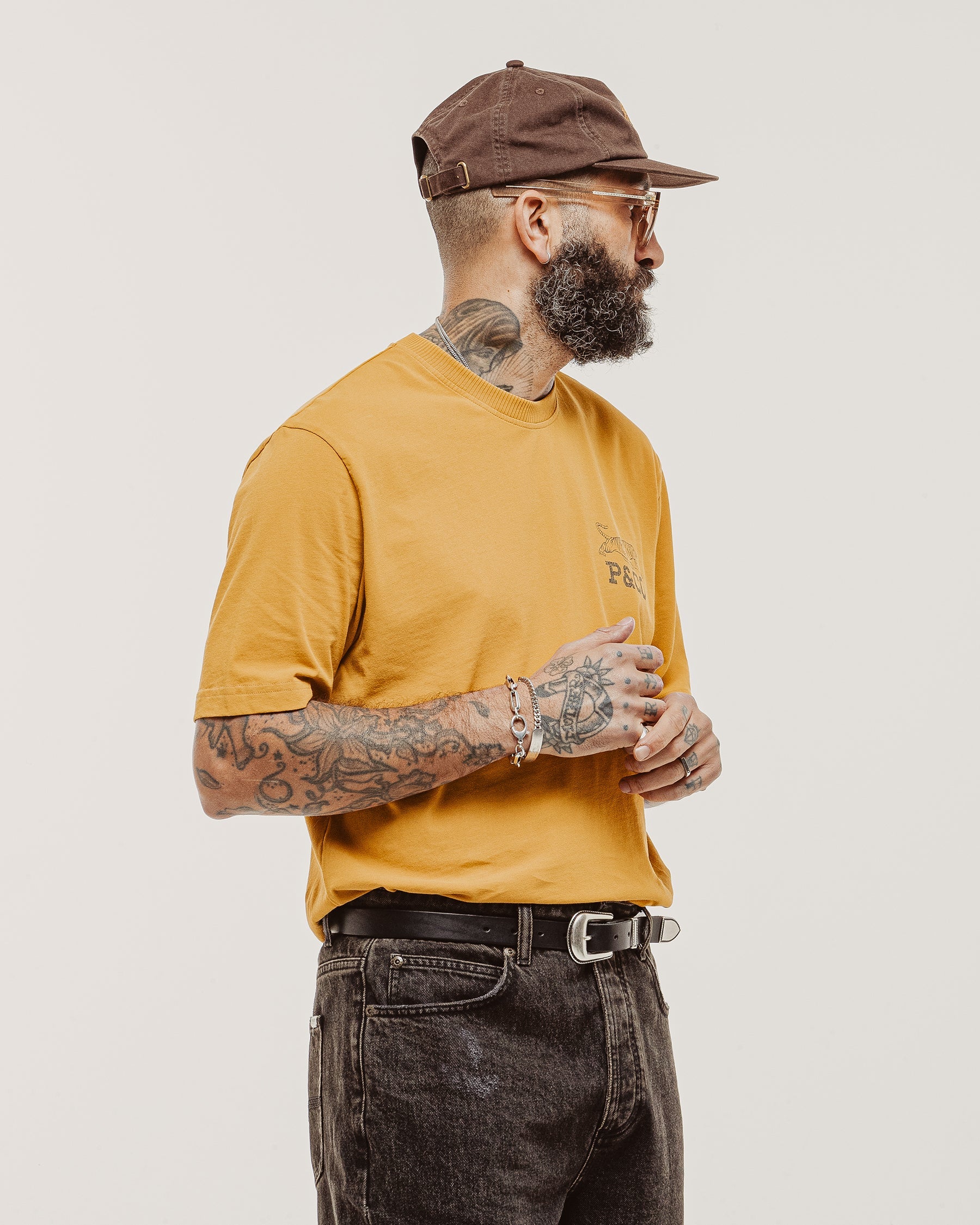 Speedway Champion Boxy T-shirt - Burnt Yellow - Image 4