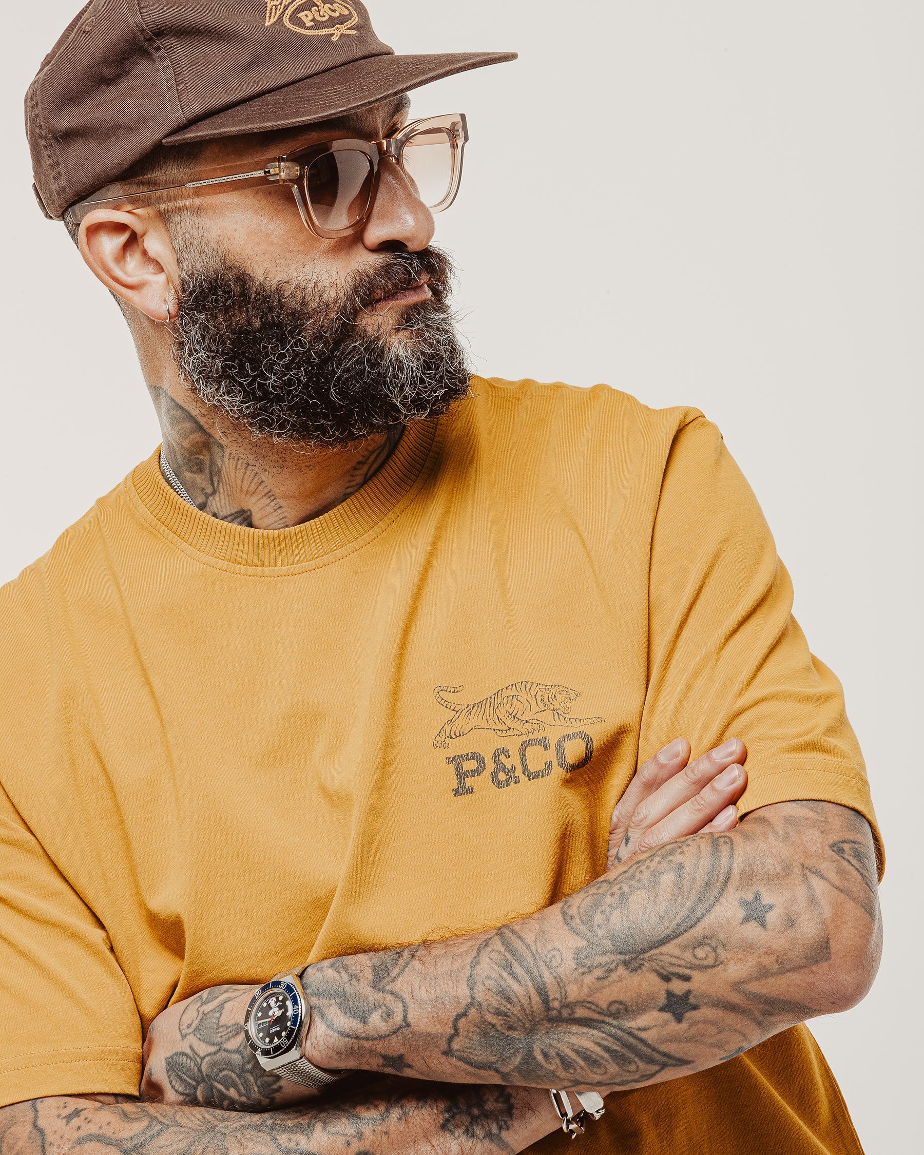 Speedway Champion Boxy T-shirt - Burnt Yellow - Image 5