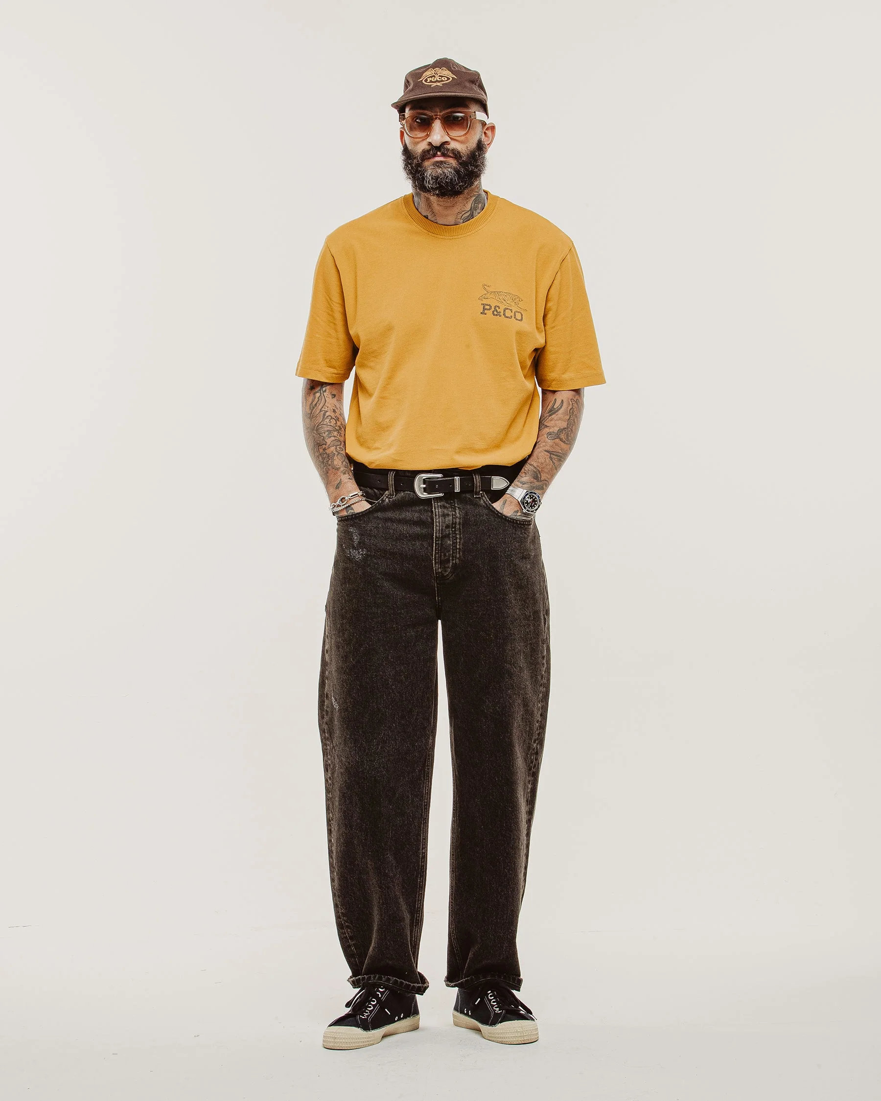 Speedway Champion Boxy T-shirt - Burnt Yellow - Image 6