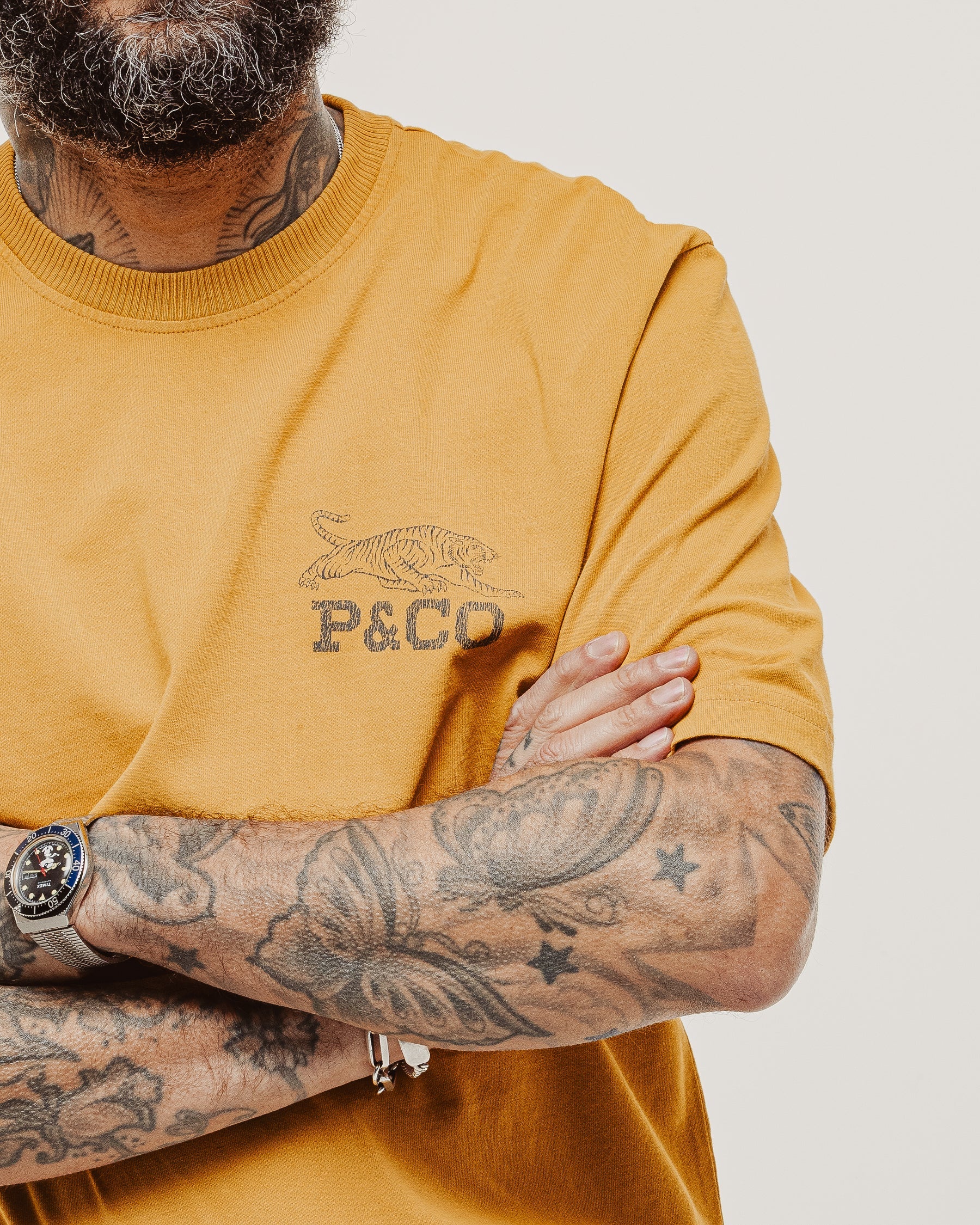 Speedway Champion Boxy T-shirt - Burnt Yellow - Image 7