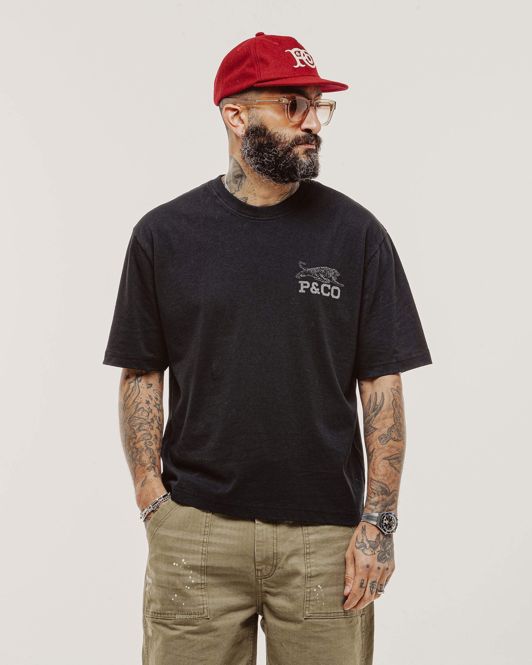 Speedway Champion Boxy T-shirt - Washed Black - Image 4