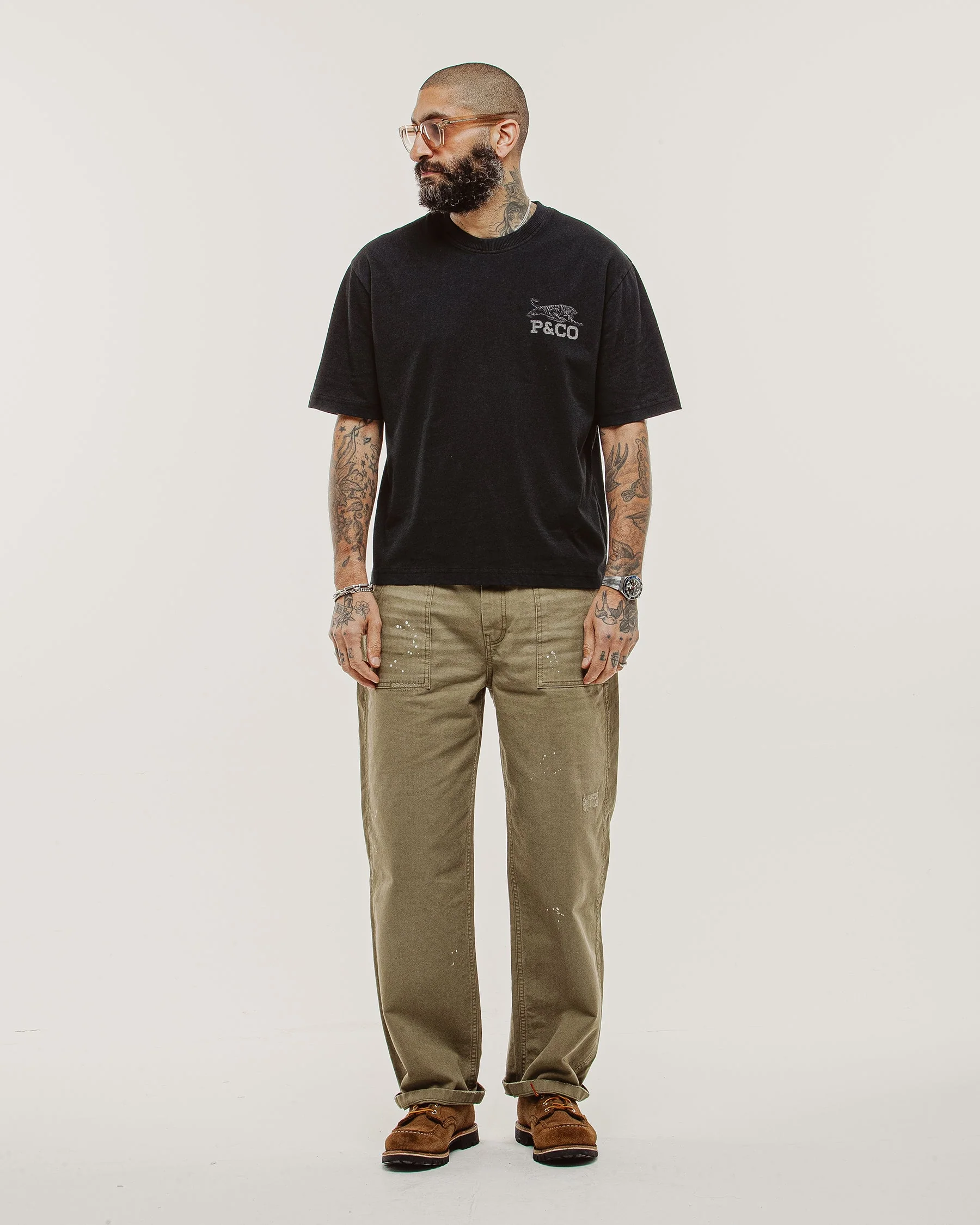 Speedway Champion Boxy T-shirt - Washed Black - Image 5