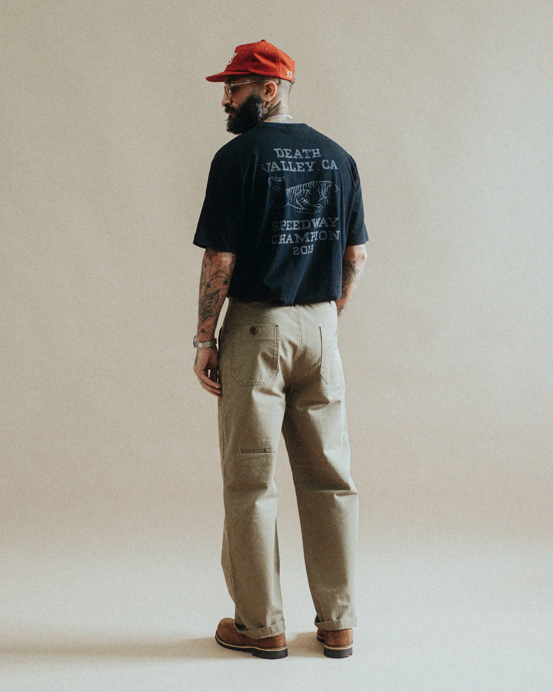 Speedway Champion Boxy T-shirt - Washed Black - Image 6