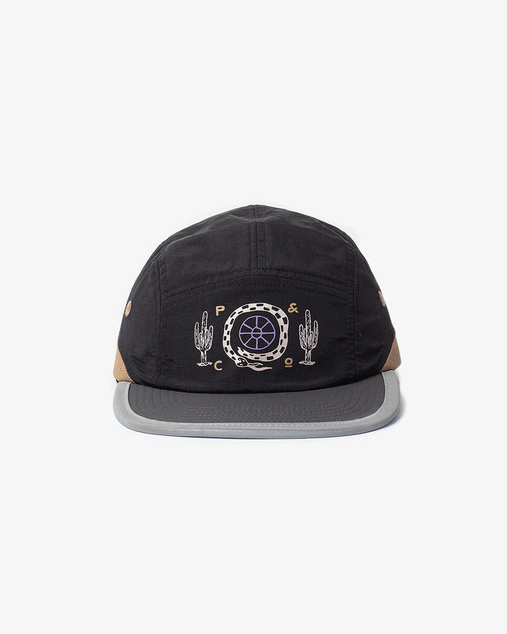 Steady Pace Trail Cap - Black & Tan - Image 6
