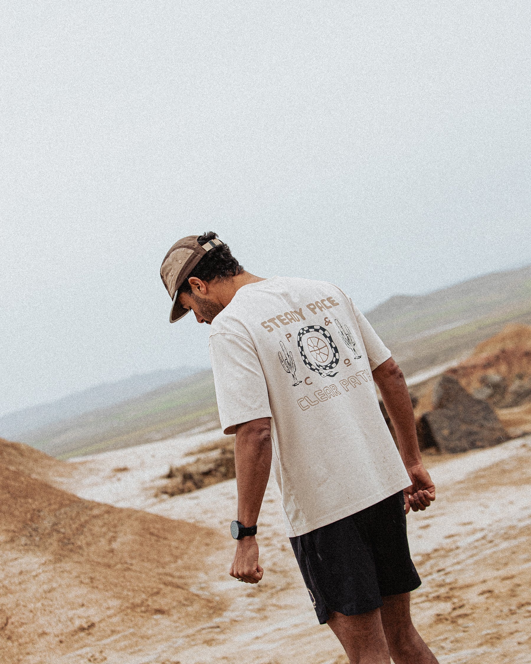 Steady Pace Trail T-Shirt - Bone - Image 8